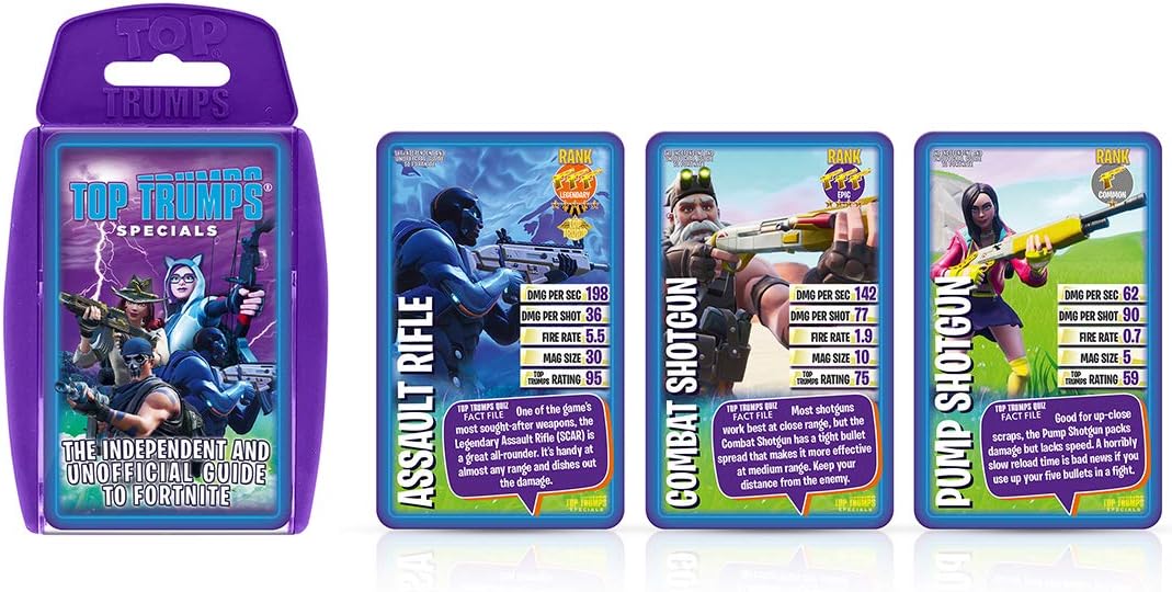 Top Trumps Fortnite Specials Weapon Cards Game 4