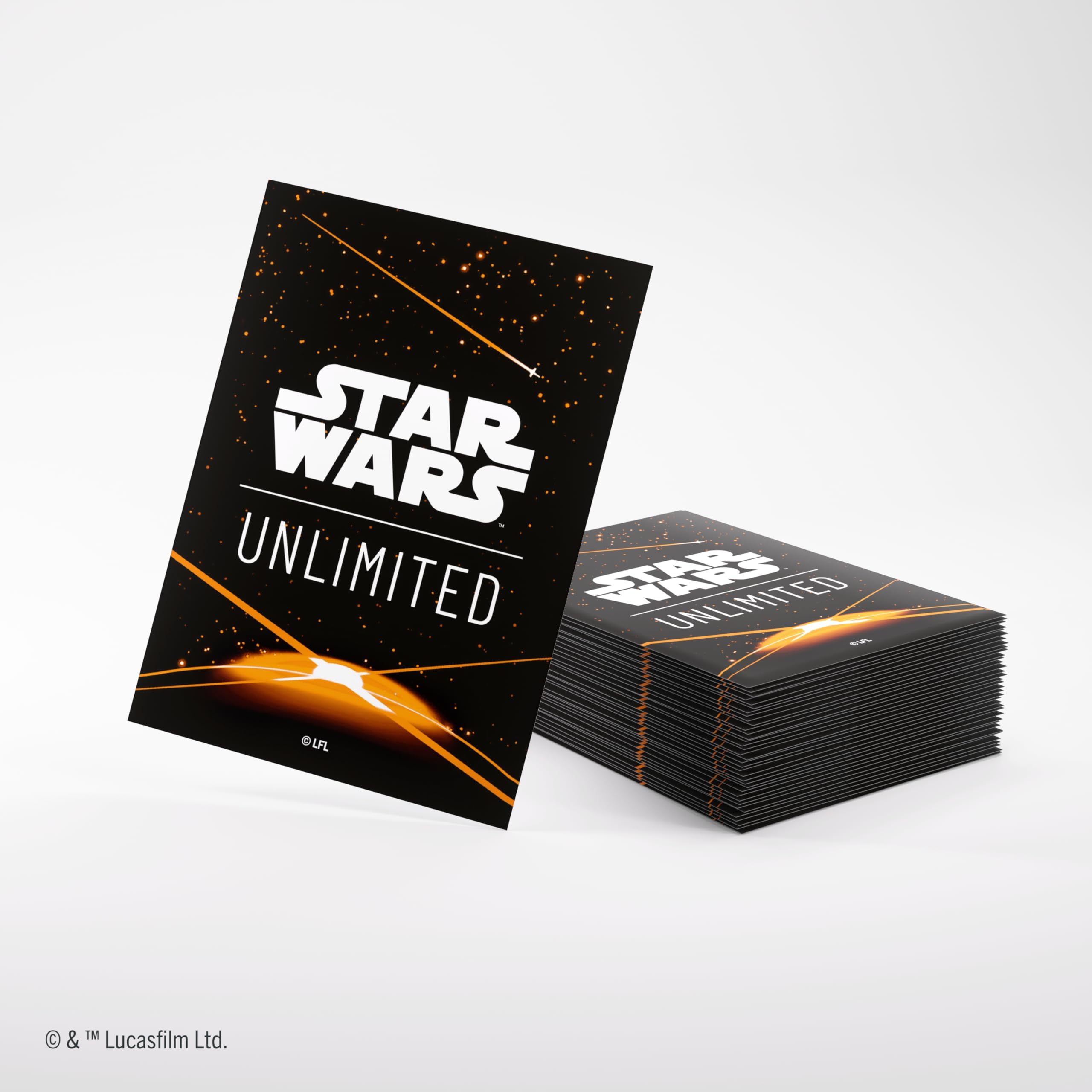 Gamegenic Star Wars: Unlimited Card Game Art Sleeves - Orange 4