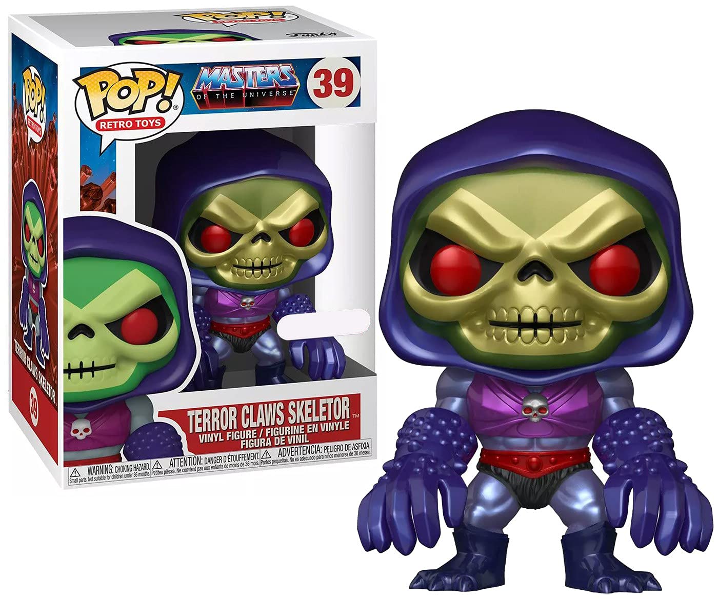 Funko Pop! Masters of the Universe - Skeletor with Terror Claws Vinyl Figure (51440)