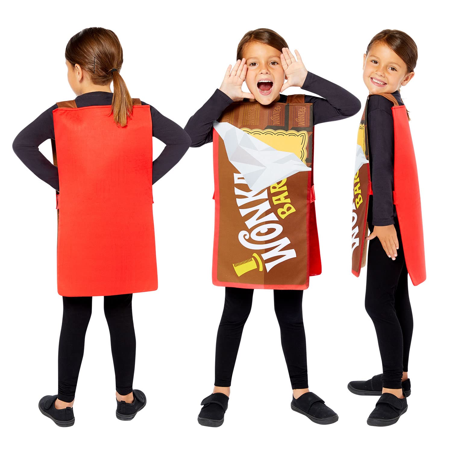Amscan Kids Officially Licensed Warner Bros. Wonka Bar Tabard Fancy Dress Costume 7
