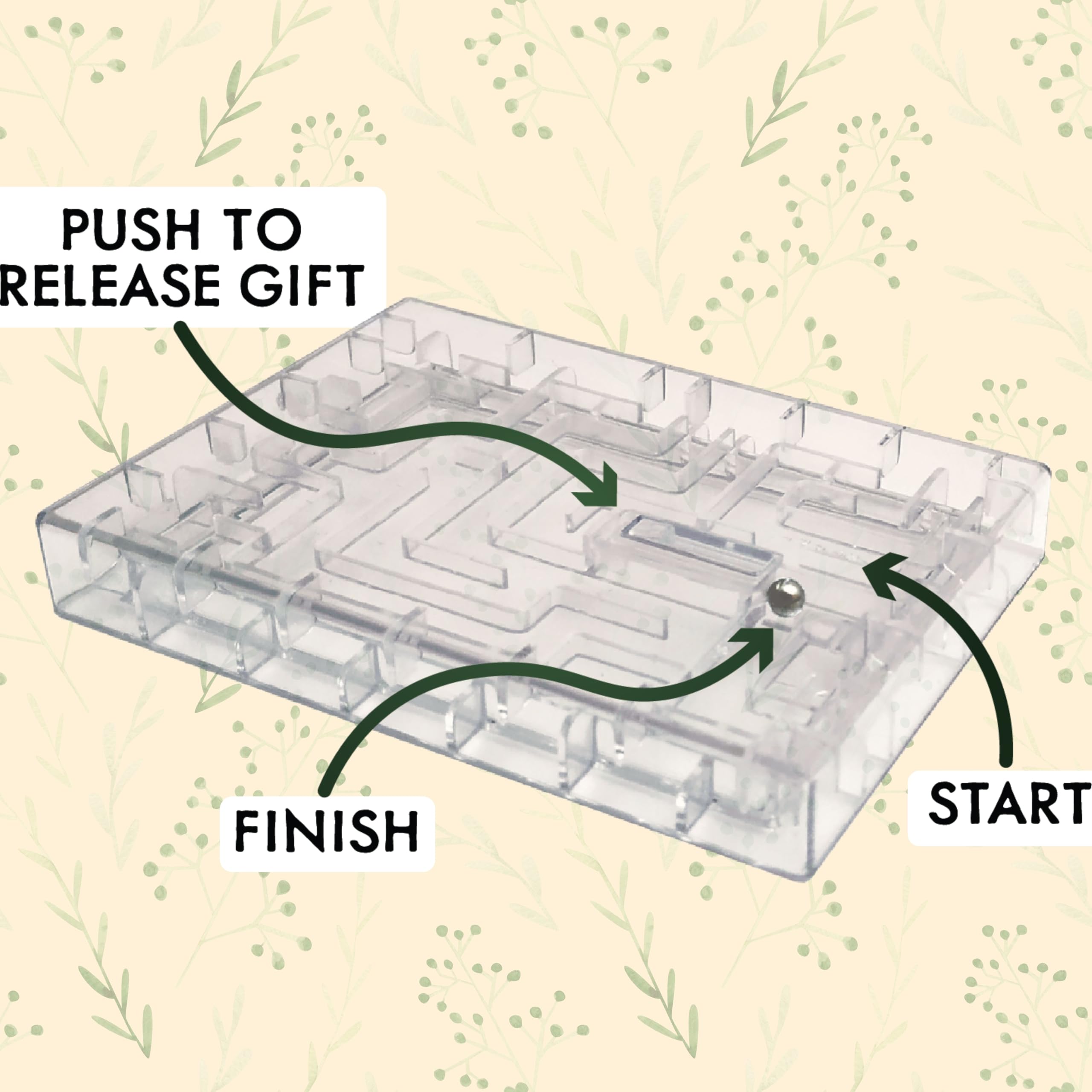 Boxer Gifts Garden Labyrinth Puzzle Box - Money Holder for Cash or Gift Cards 3