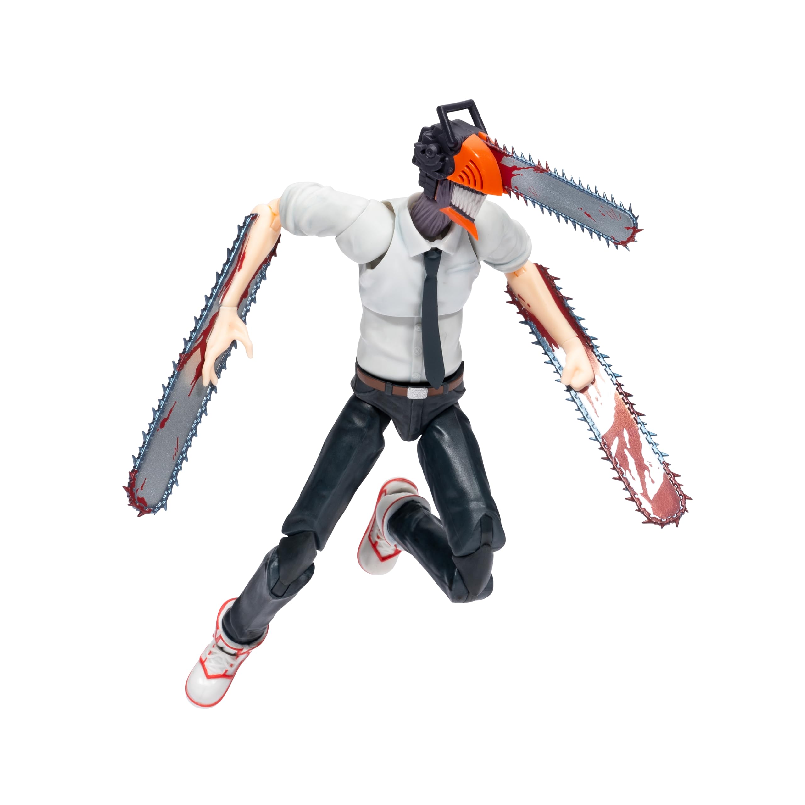 Total Anime Chainsaw Man - 6.5-Inch Action Figure with Alternate Heads, Arms & Swappable Mouthpiece