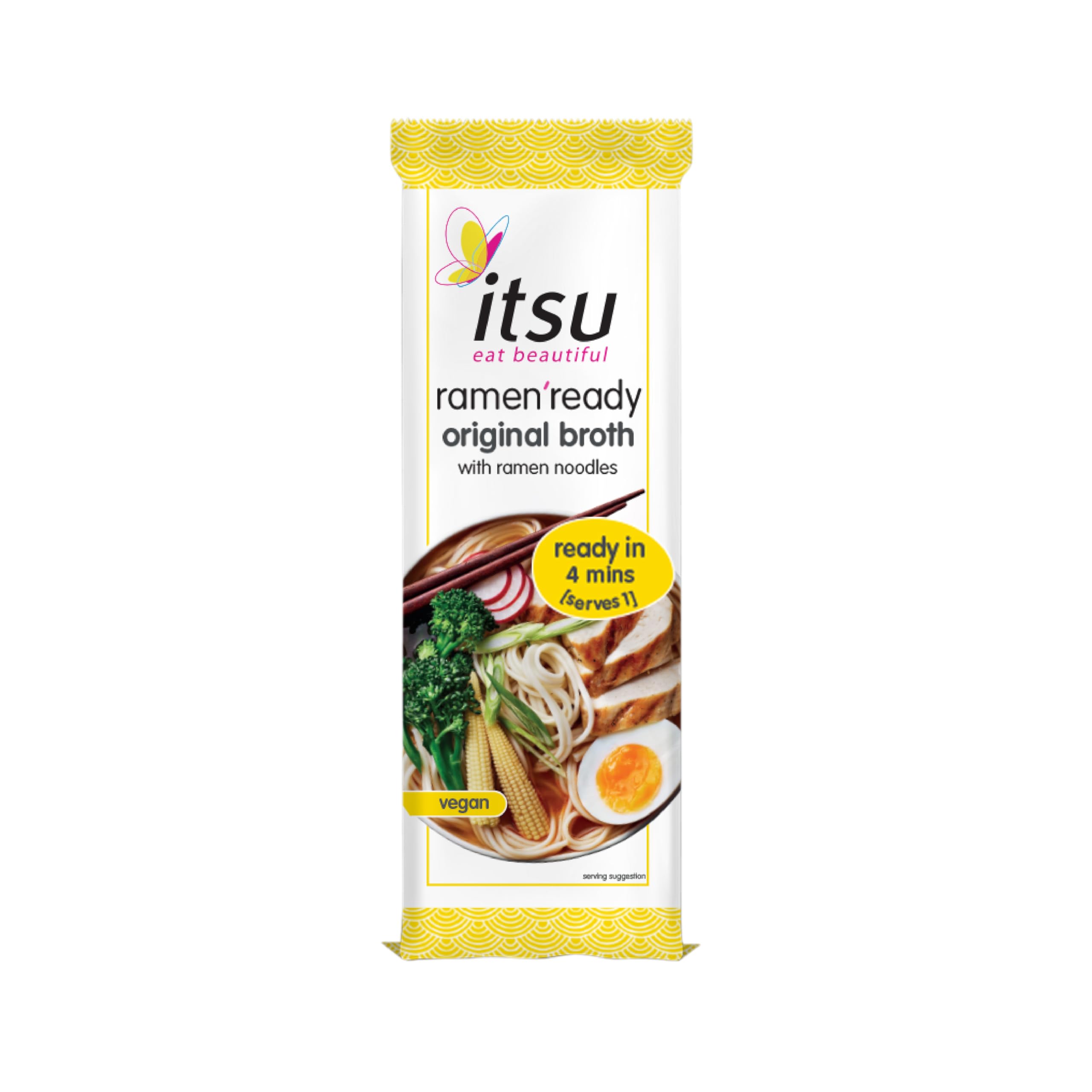 Itsu - Ramen Ready Noodles 86g | Spicy Broth | Authentic Japanese Flavour | Pack of 6 5