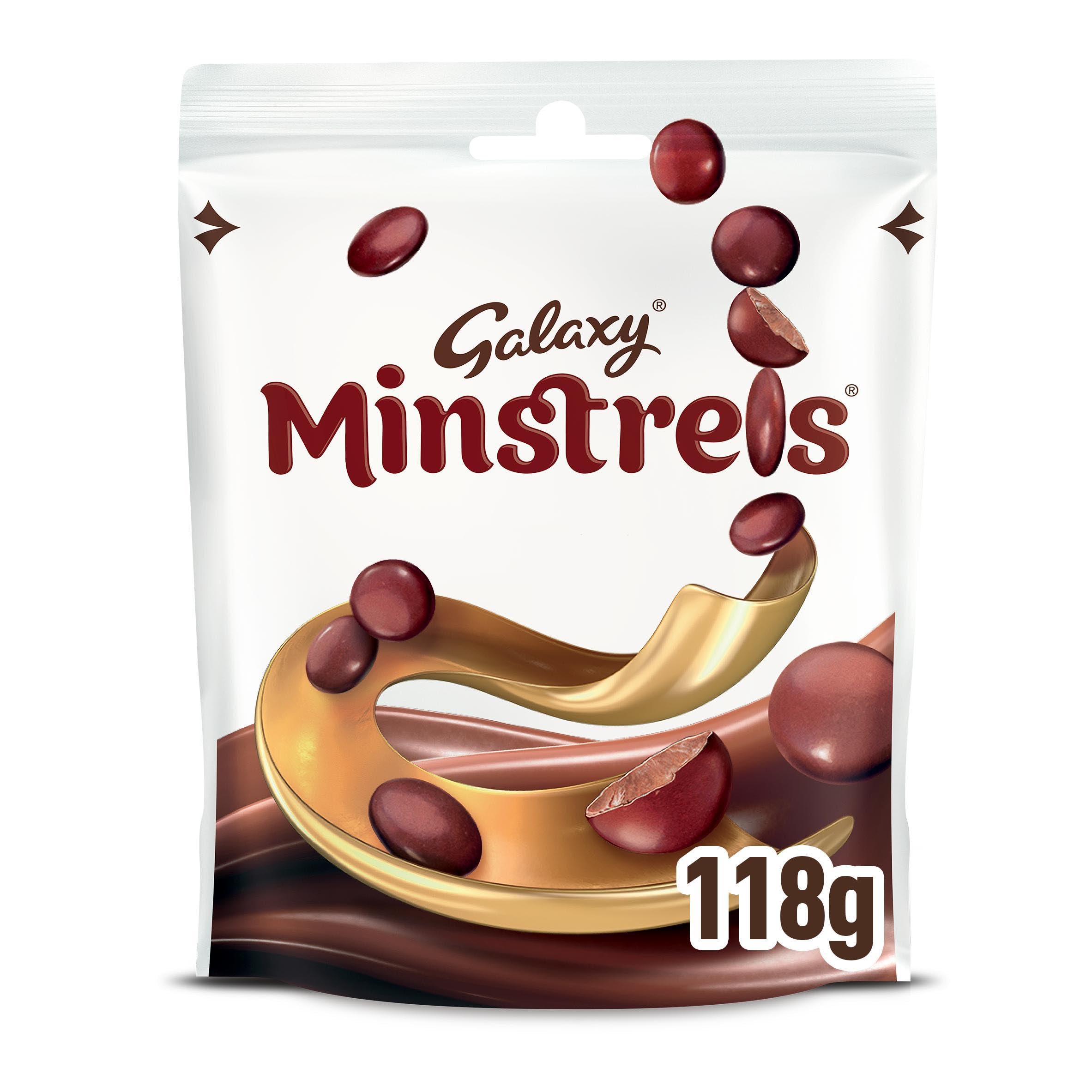 Galaxy Minstrels Milk Chocolate Pouch Bag 118g 7