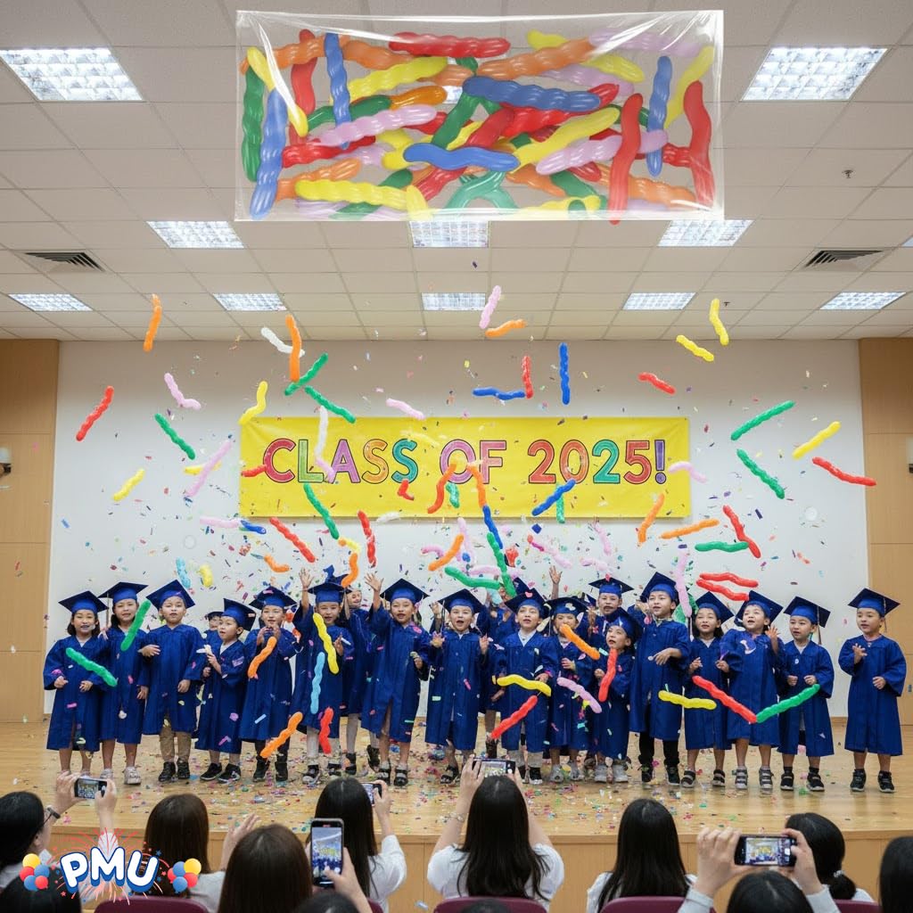 Party Balloons 5198 - Assorted Shapes and Colors Latex Balloons Pack of 100 7