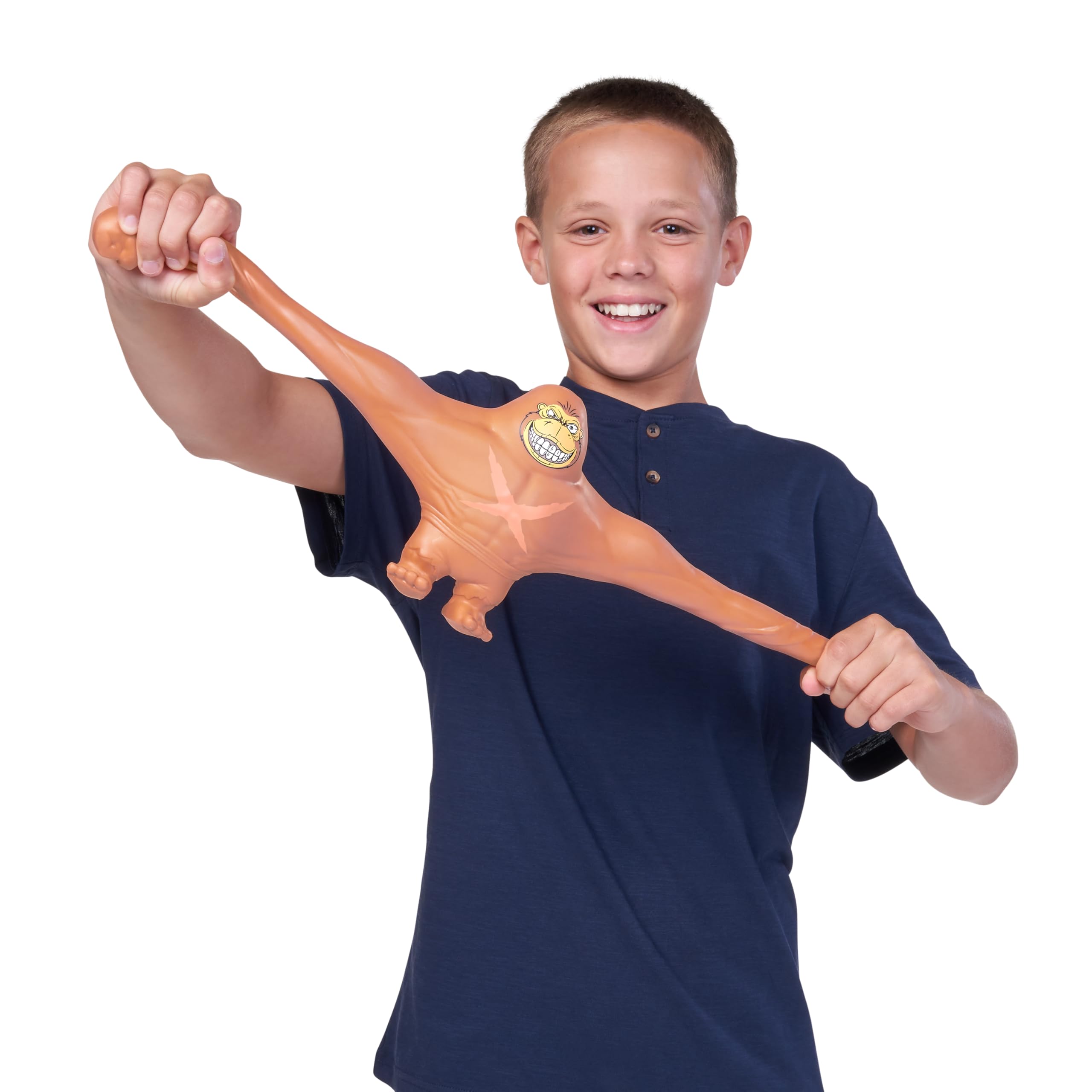 Smashers SLAM Heroes Gorilla (Brown) - Stretchable Action Figure for Kids 3+ 4