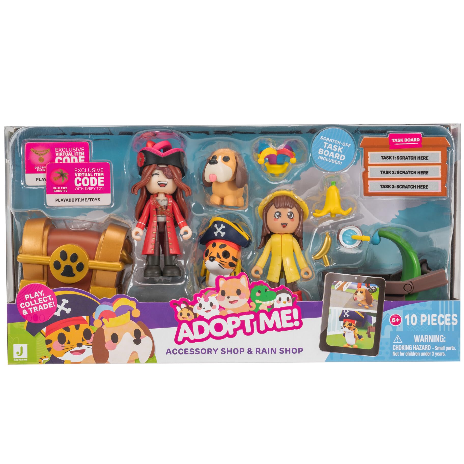 Adopt Me! Rain and Accessory Shop Bundle - Amazon Exclusive Playset with Figures and Virtual Codes 5