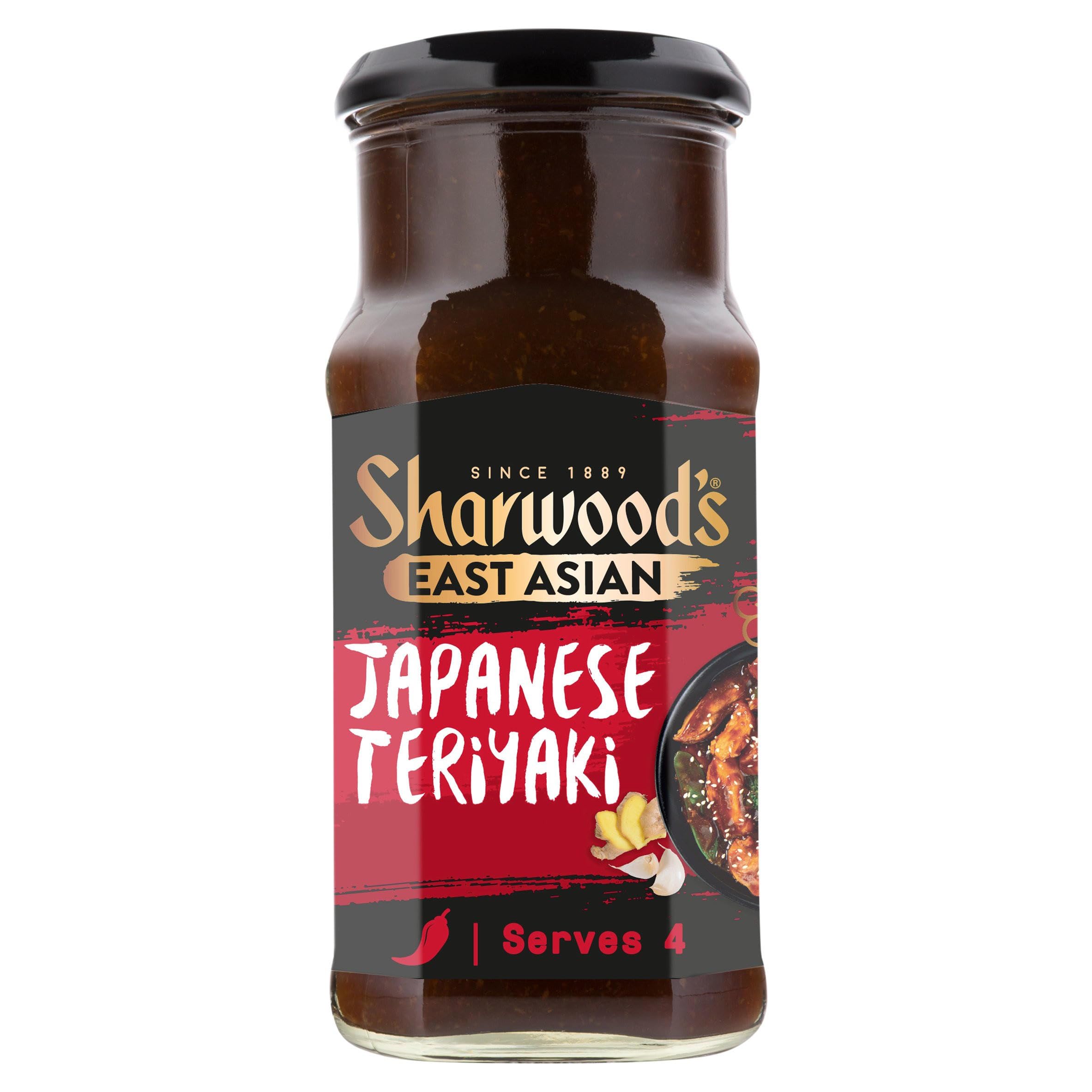 Sharwood's Japanese Teriyaki Sauce – Sweet & Savoury Soy Blend with Ginger – 415g
