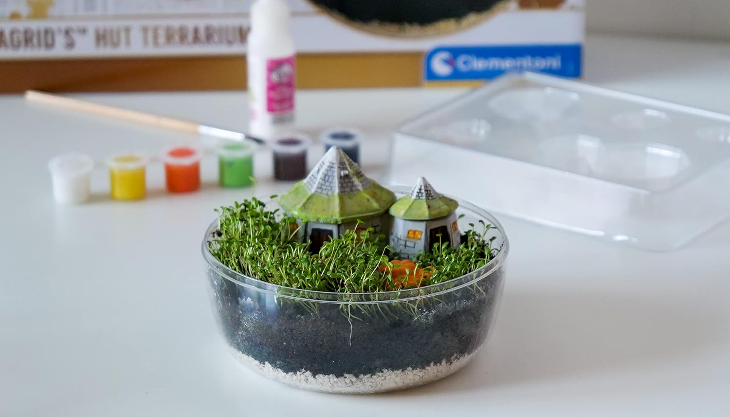 Clementoni 19248 Terrarium - Harry Potter Hagrid's Hut Educational Kit for Kids Ages 7+ 5