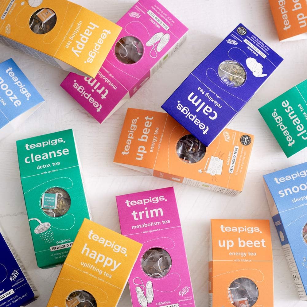 teapigs Cleanse Detox Tea, 15-Count - Organic Herbal Tea with Lemongrass, Ginger & Coconut 8