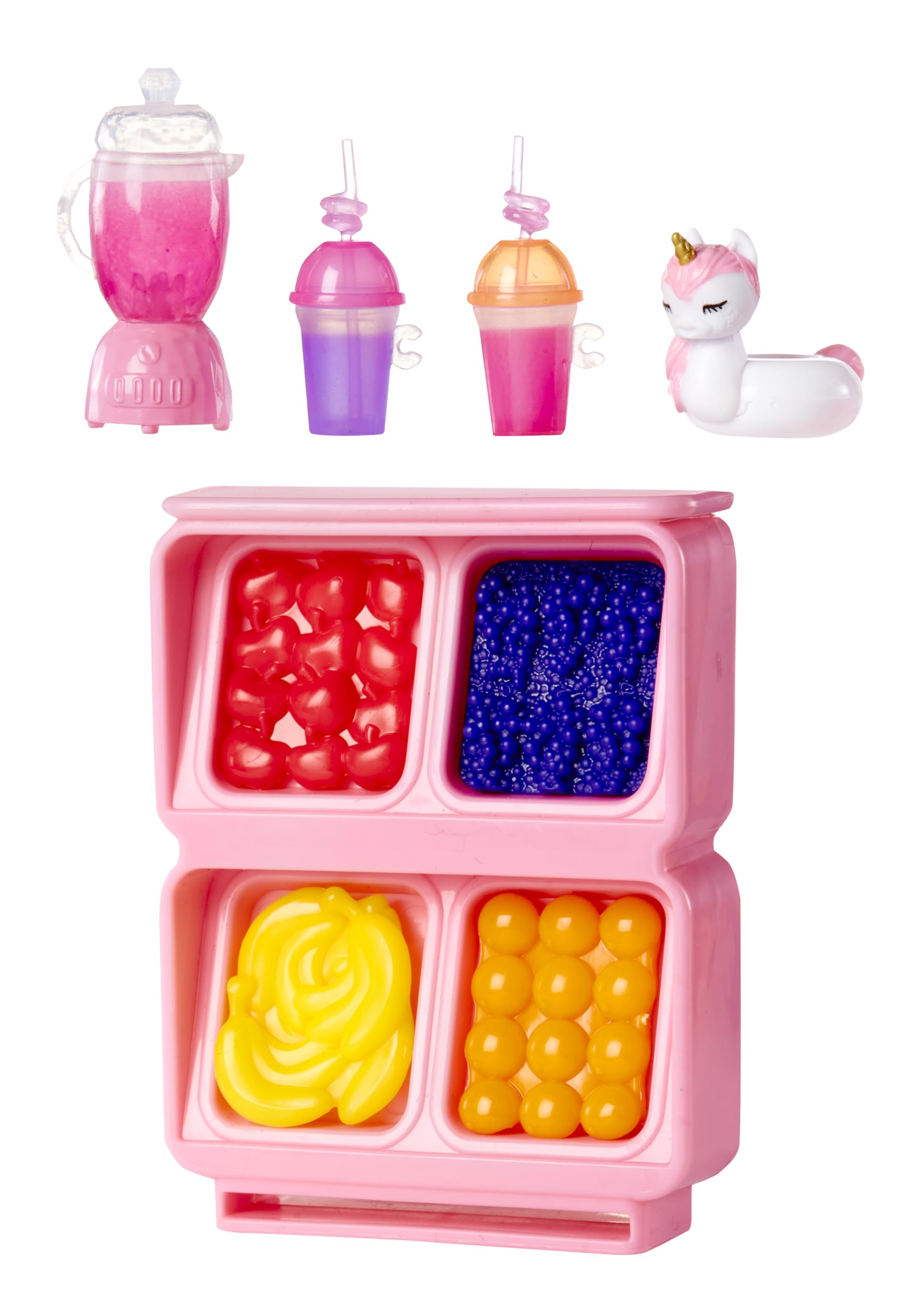 Rainbow High Littles Pool Day with Blush Playset - 14 cm Doll & Pool with Slide 3