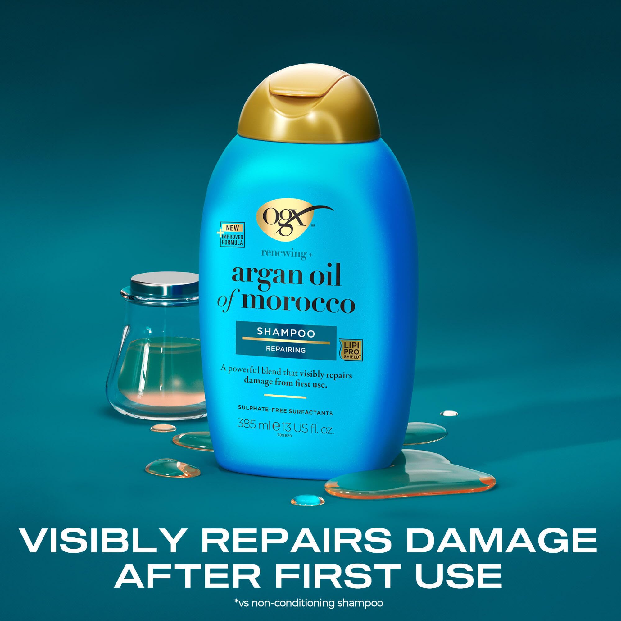 OGX - Argan Oil of Morocco Shampoo for Dry, Damaged Hair (385ml) 9