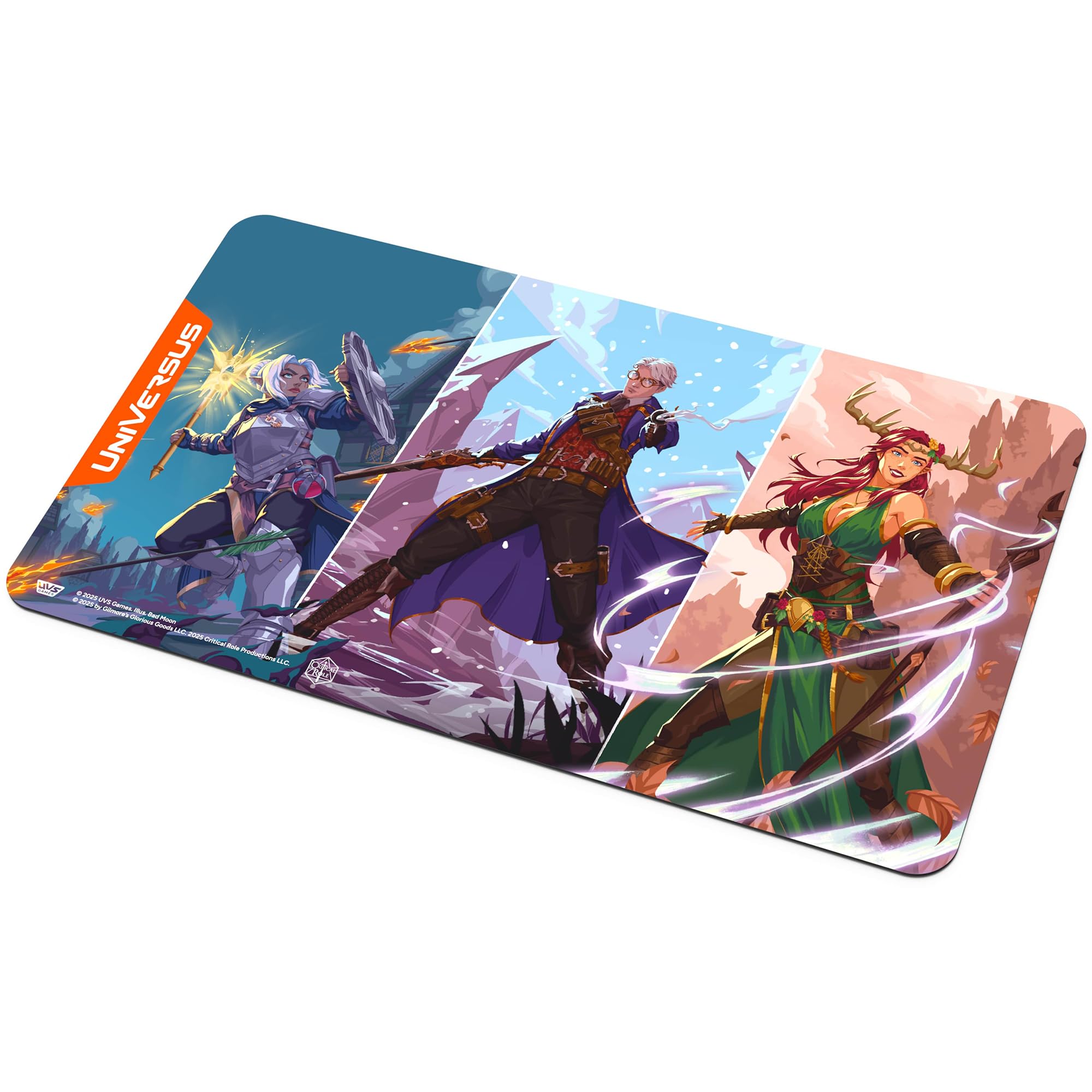 UniVersus Critical Role: Heroes of Exandria Playmat - Pike, Percival, Keyleth of Vox Machina 4