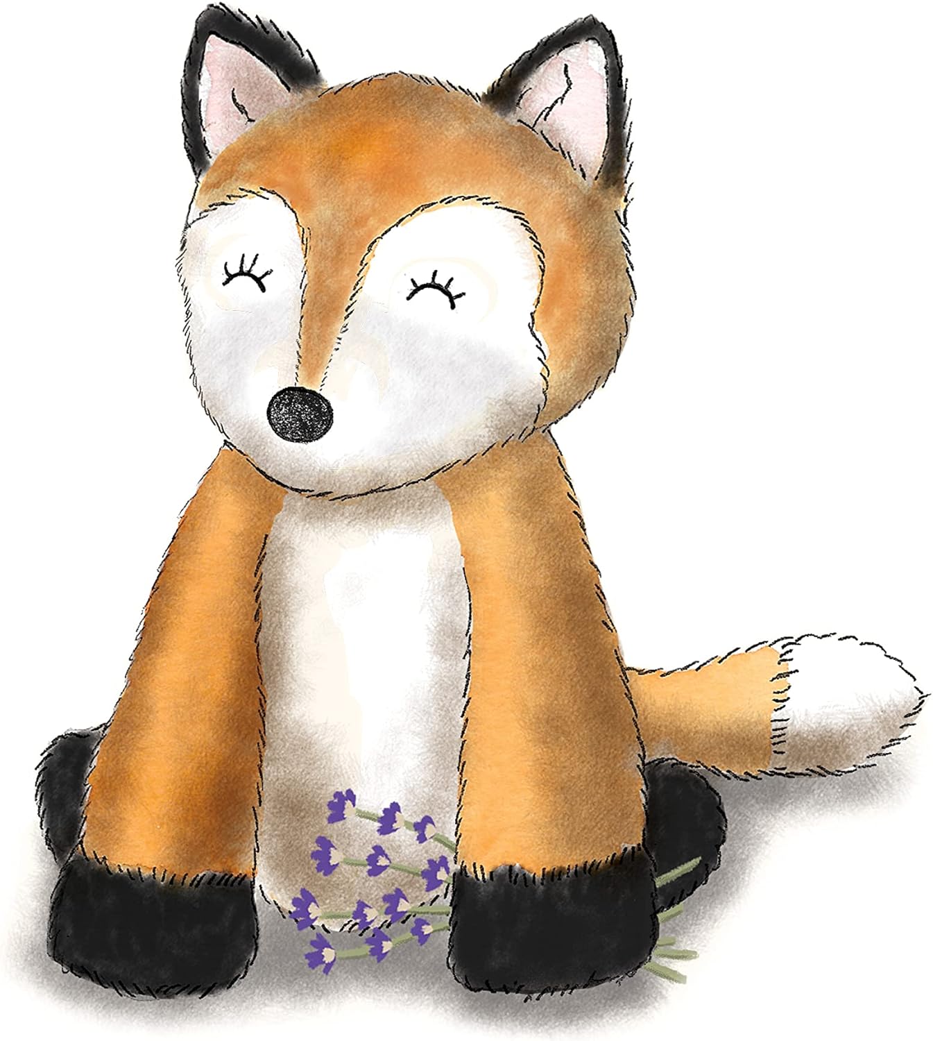 Warmies - Fox Fully Heatable Plush Toy Scented with French Lavender (CP-FOX-3-22) 8