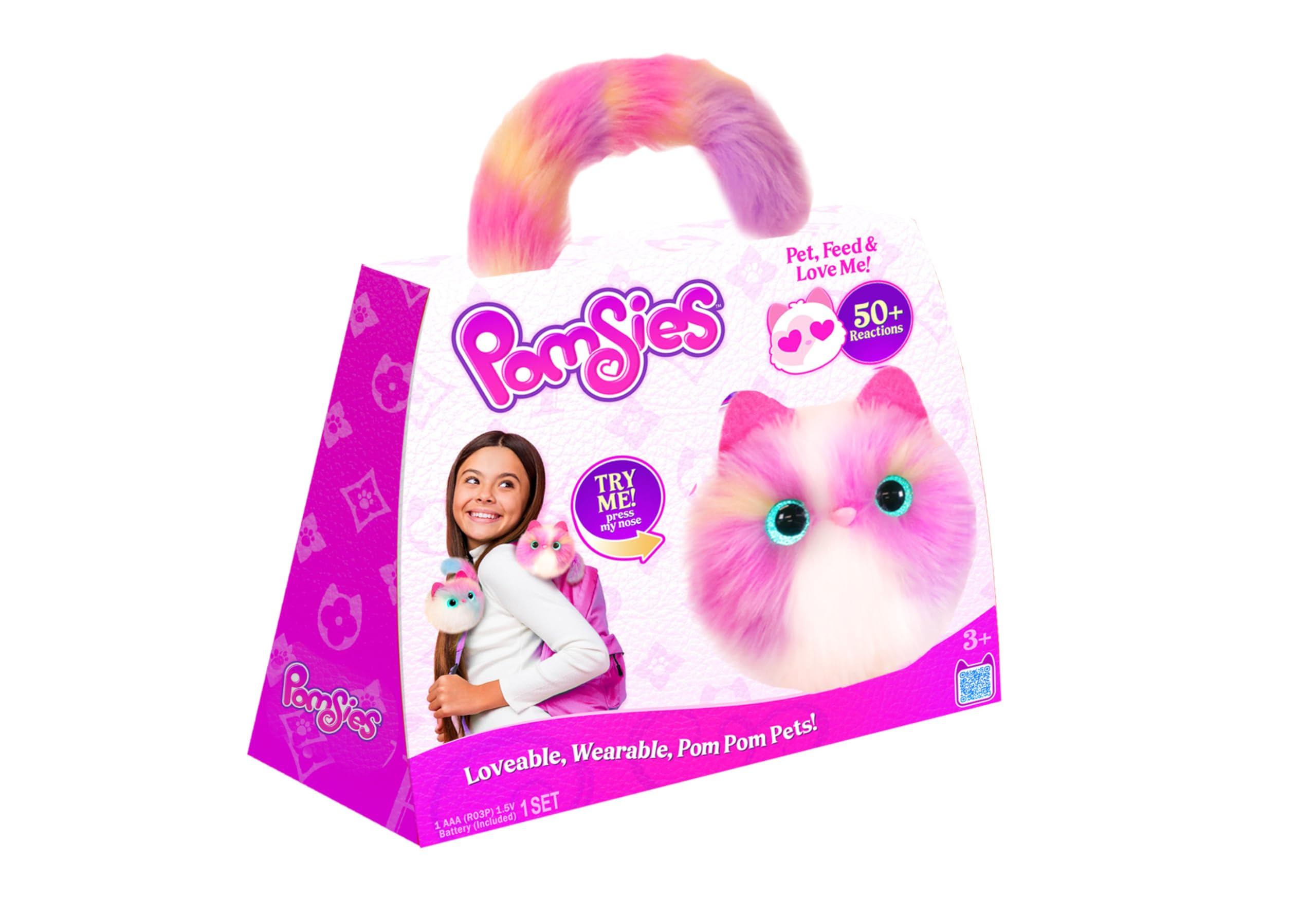 Pomsies Roxy Interactive Plush Toy - Light-Up Eyes, Dance & Pet Modes 20