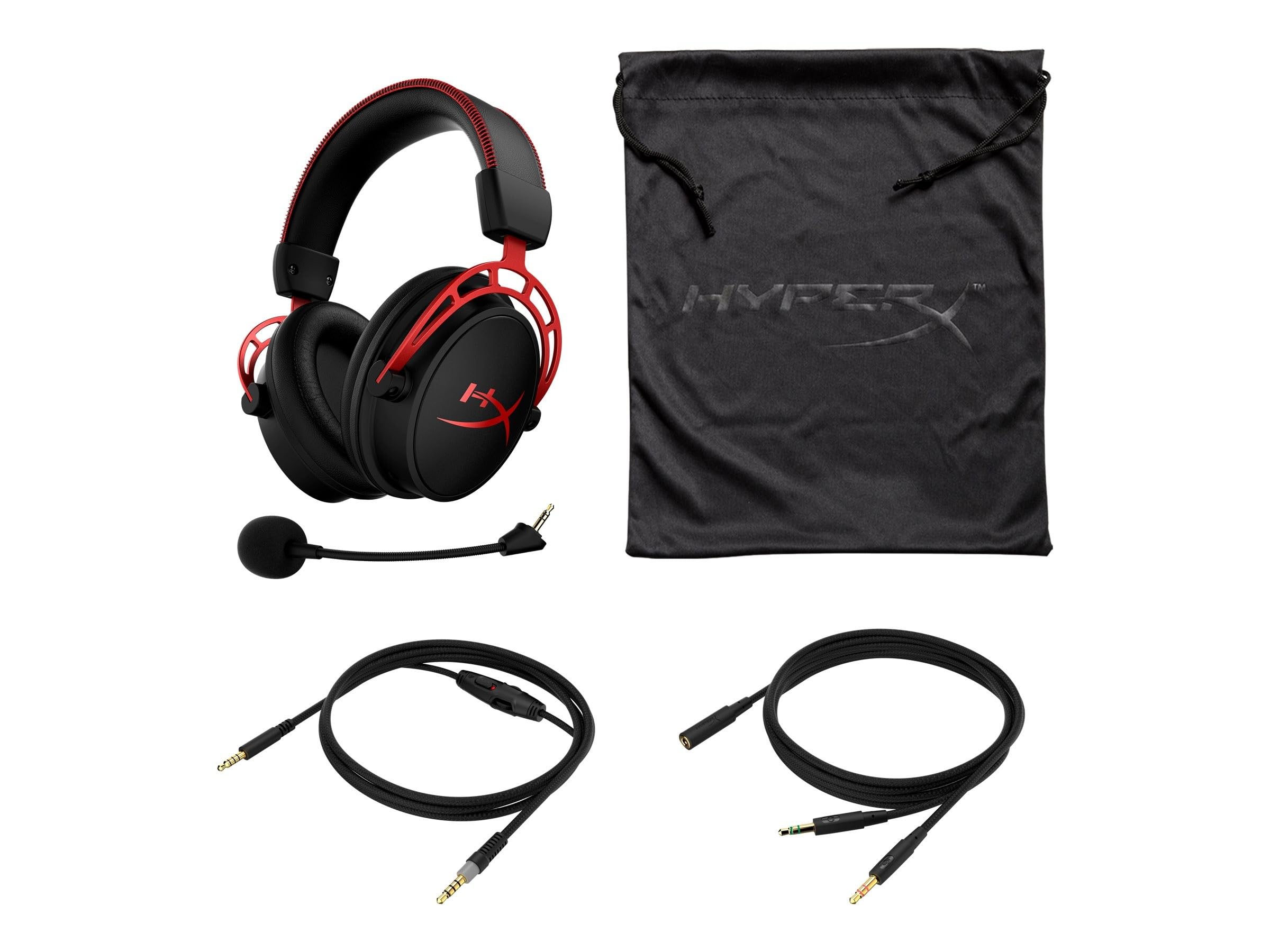HyperX Cloud Alpha Gaming Headset with Dual Chamber Drivers, Detachable Noise-Cancellation Mic, Compatible with PS5, Xbox Series X|S, PC 11