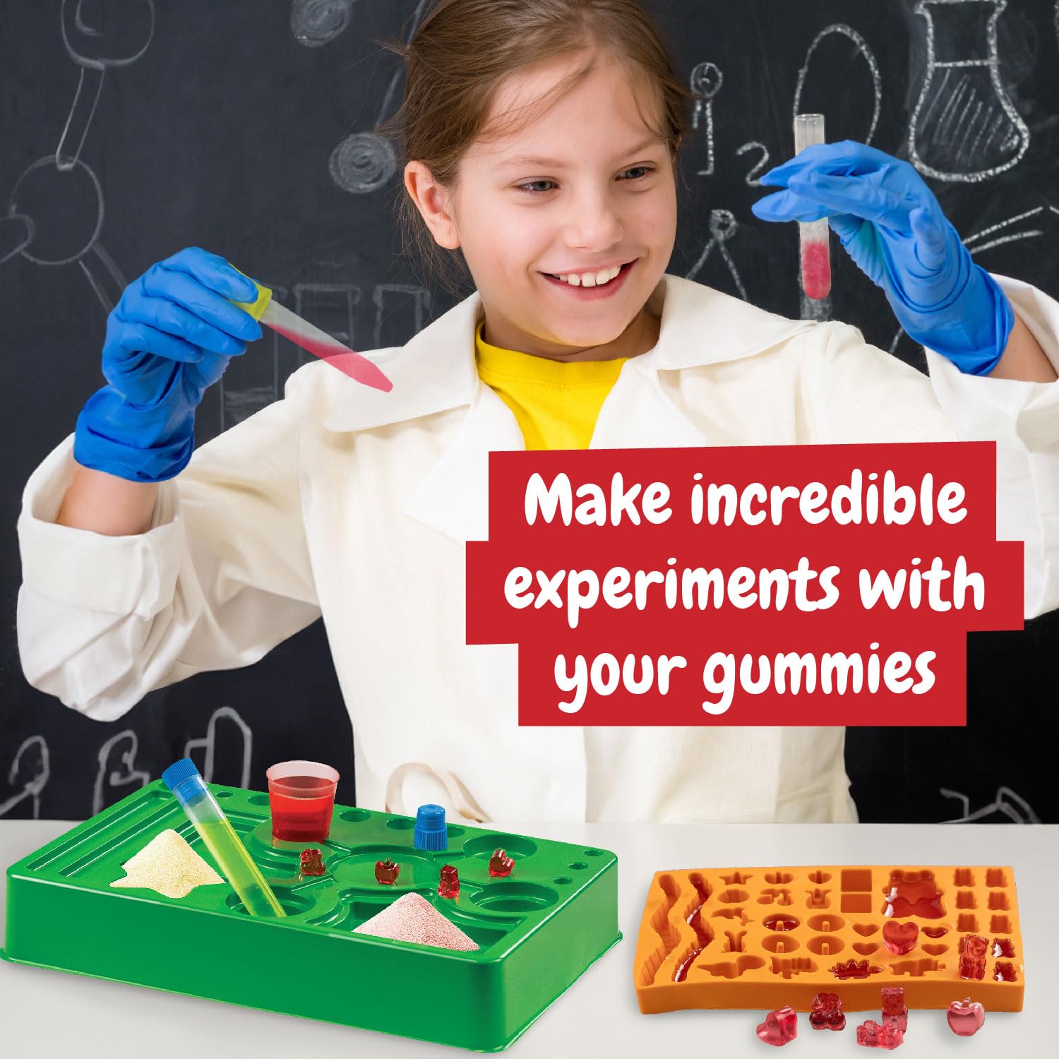 Science4you Gummy Sweets Lab for Kids – Candy Making Kit with 19 Shapes & Flavors 6