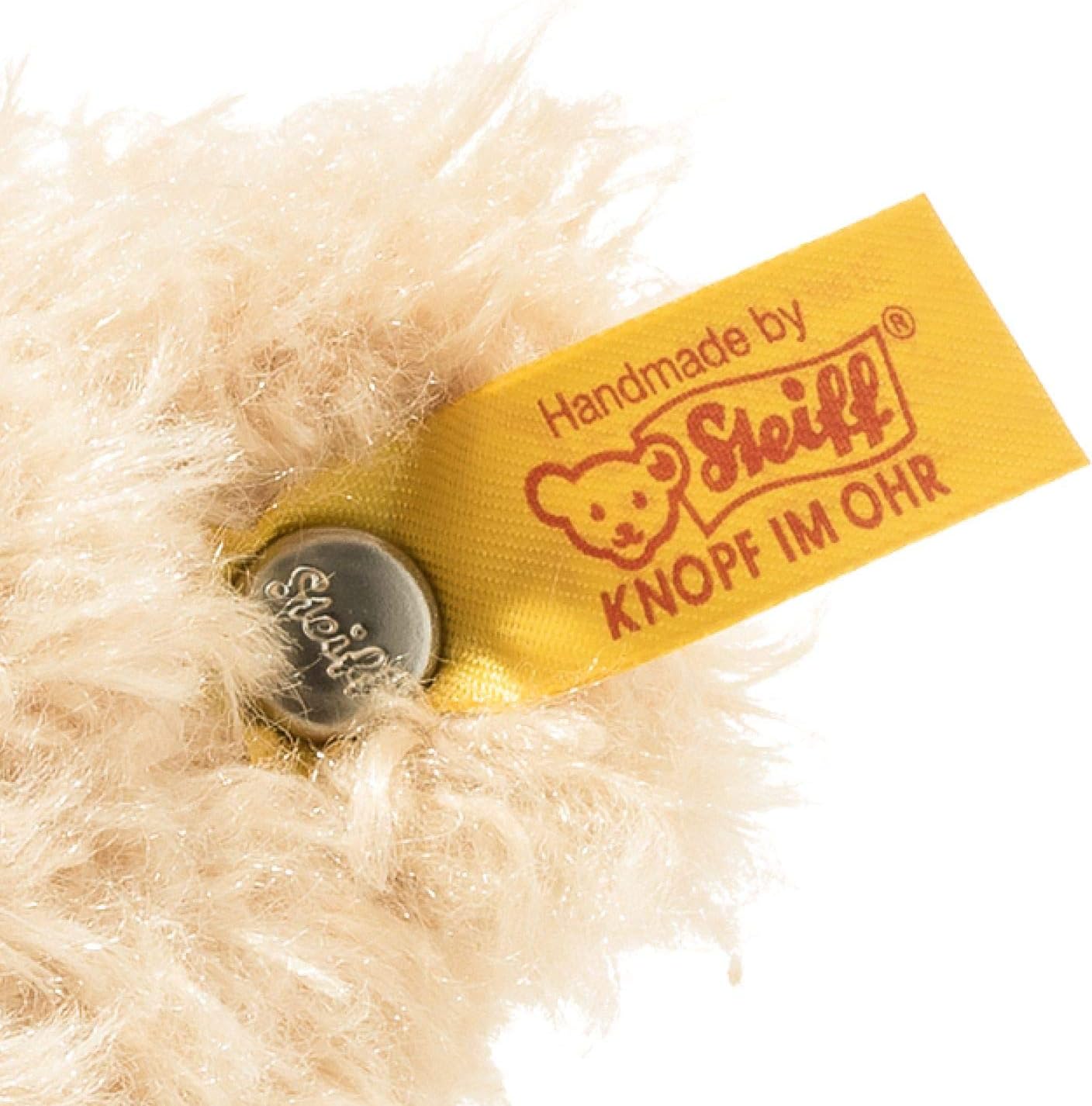 Steiff Fynn Teddy Bear - 18cm Beige Plush Stuffed Animal 5