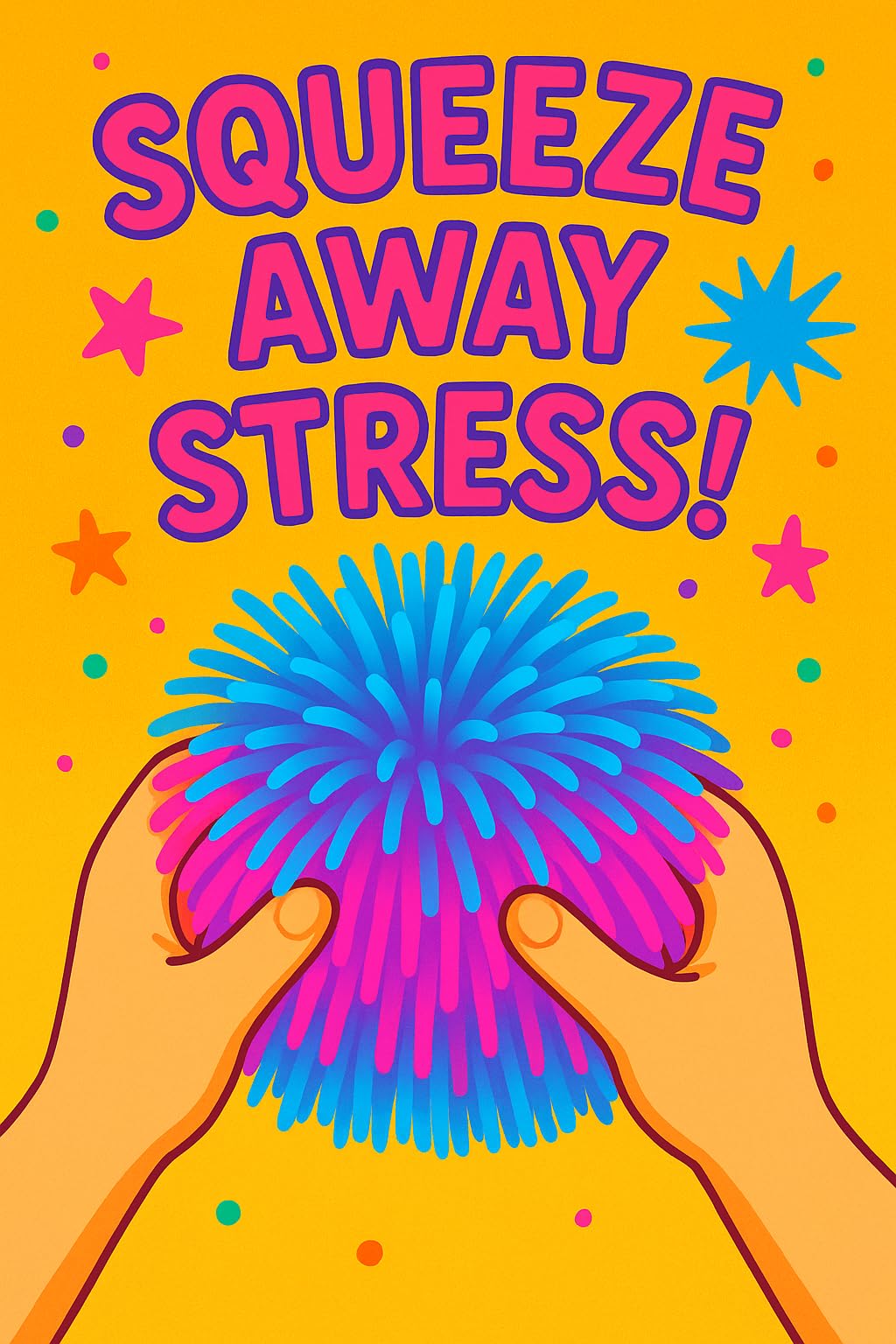 Keycraft Giant Puffer Ball - Extra-Large Squishy Sensory Fidget Toy for Kids & Adults 3