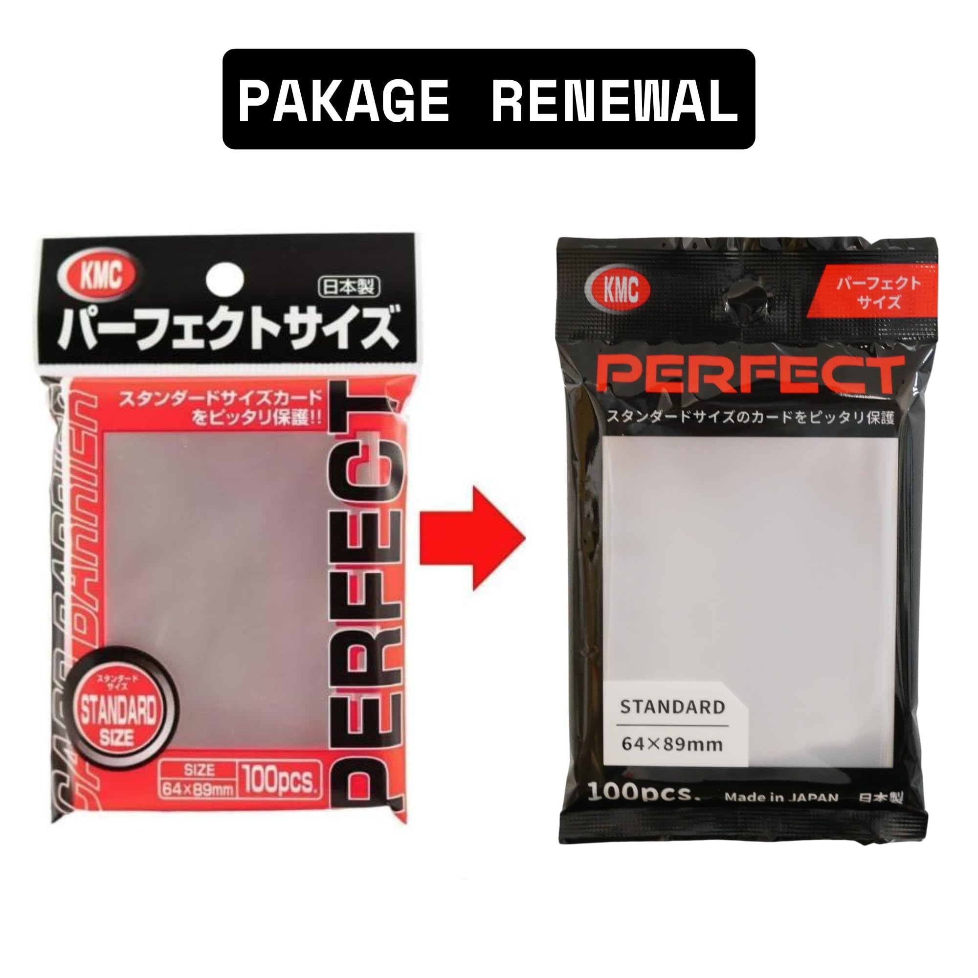 KMC 100 Karte Barriere Perfekte Größe – Transparente Schutzhüllen für Sammelkarten (10 Packungen, 1000 Stück, 64 x 89 mm) 5