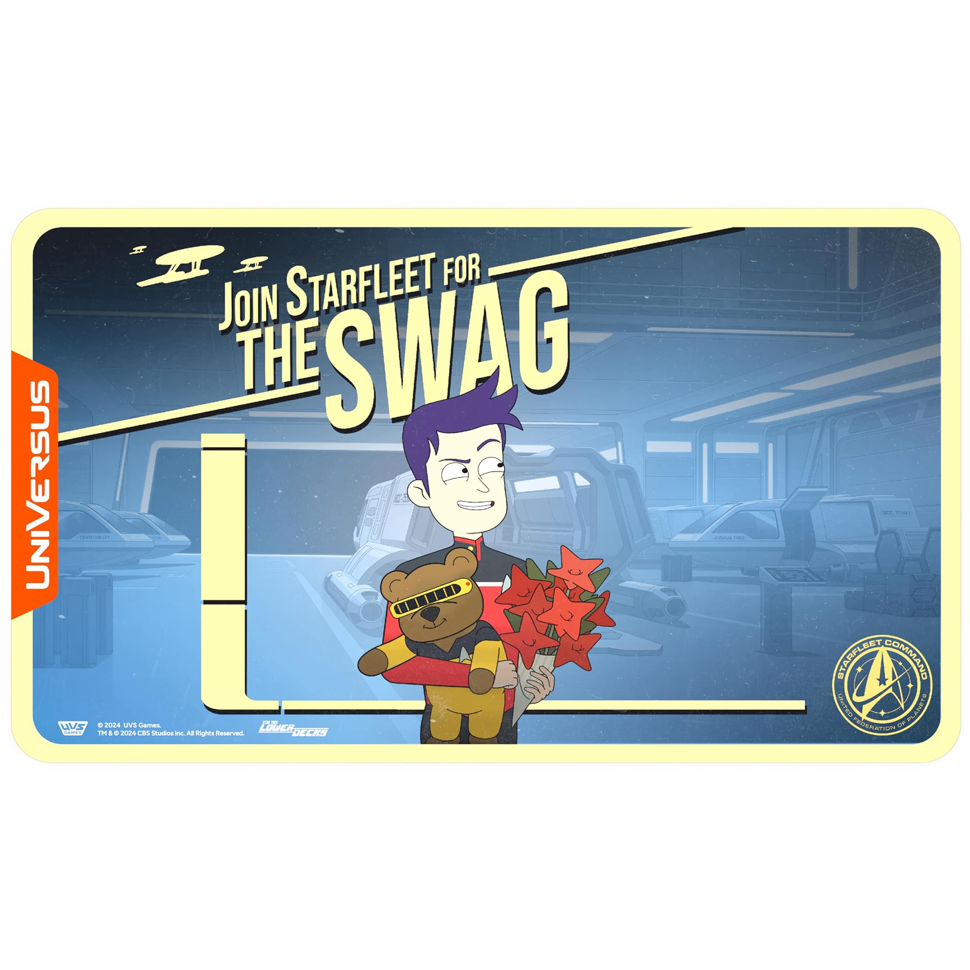 UniVersus Star Trek: Lower Decks Brad Boimler Playmat - 24 x 14 Inches Neoprene