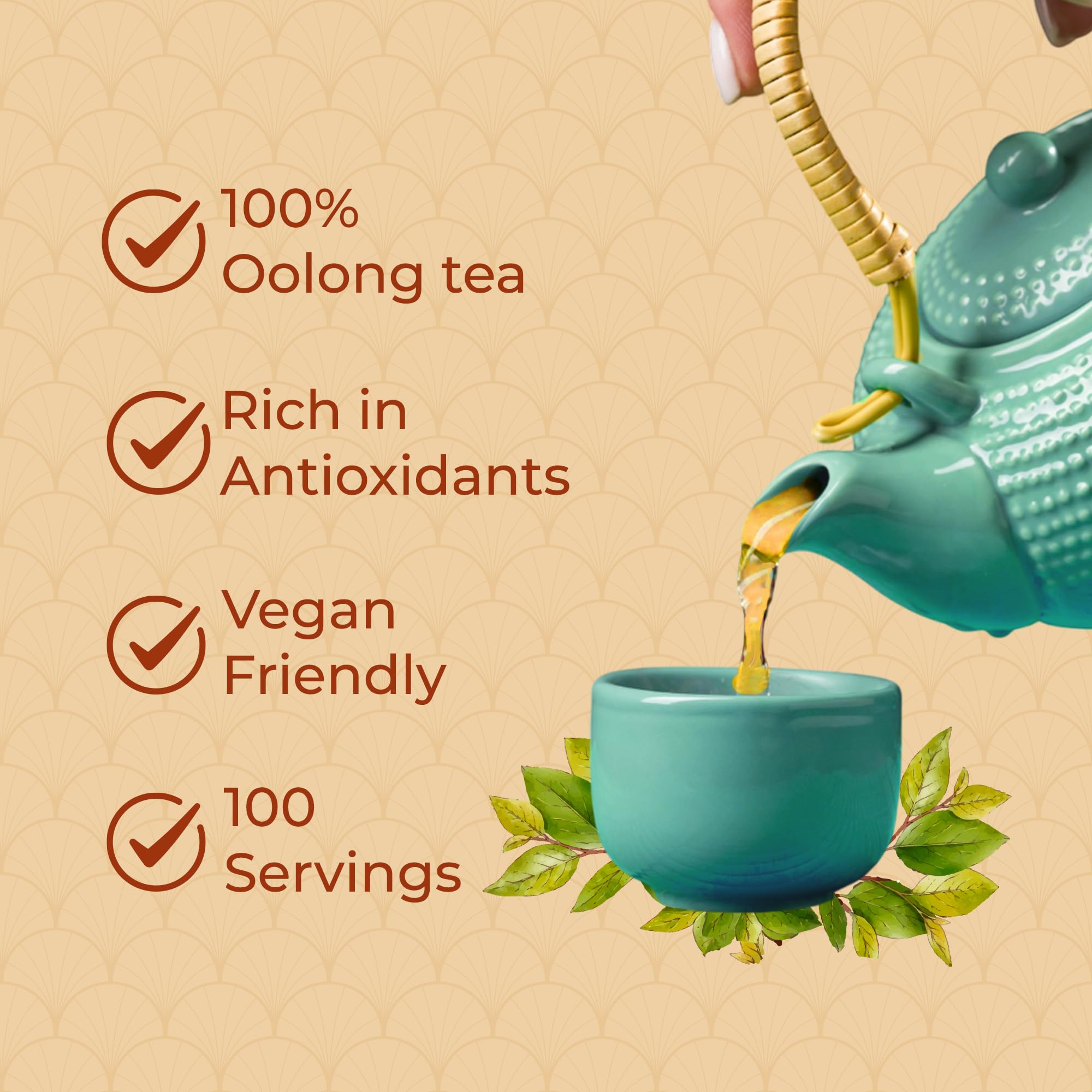 Double Dragon - China Oolong Tea 100% Pure | 100 Tea Bags