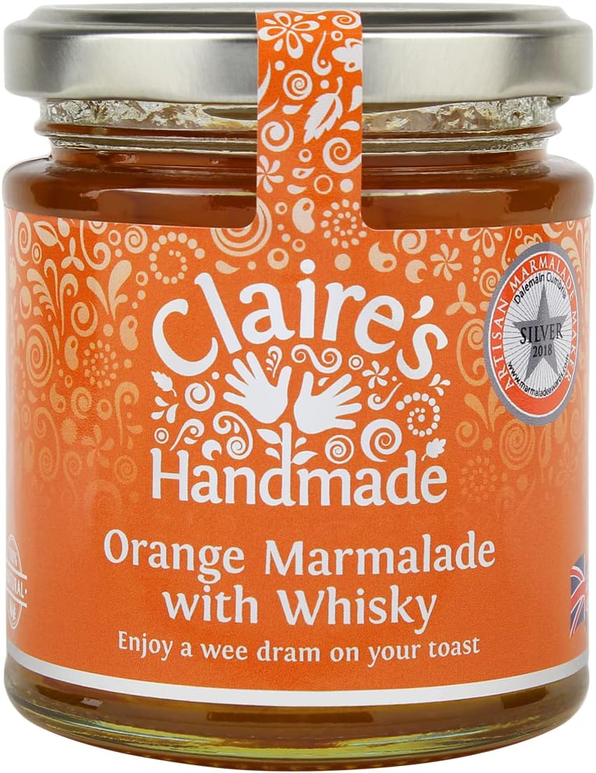Claire's Handmade Orange Marmalade with Whisky (227g) - Award Winning