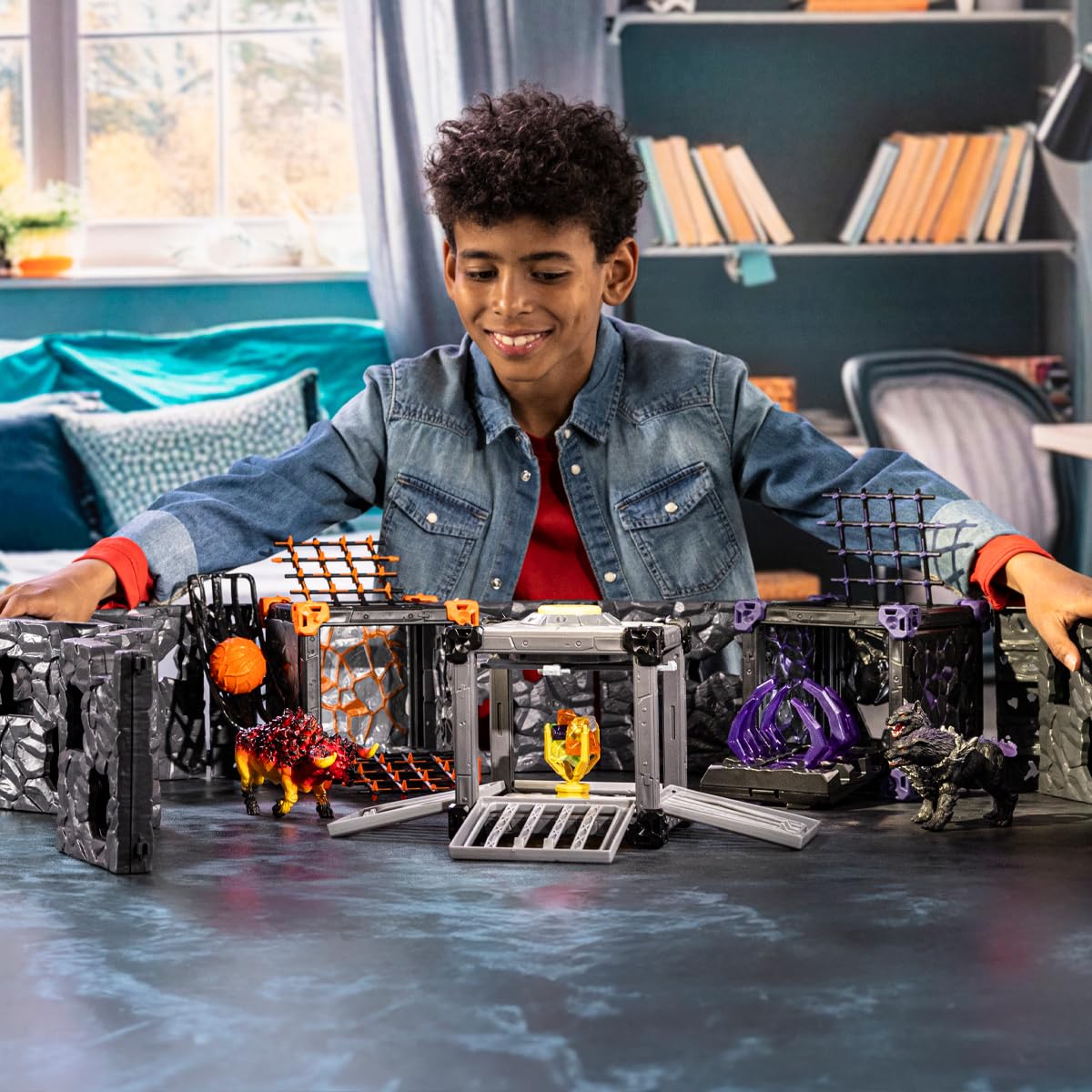 Schleich ELDRADOR CREATURES BattleCave Super Crystals Playset - Ages 7-12 8