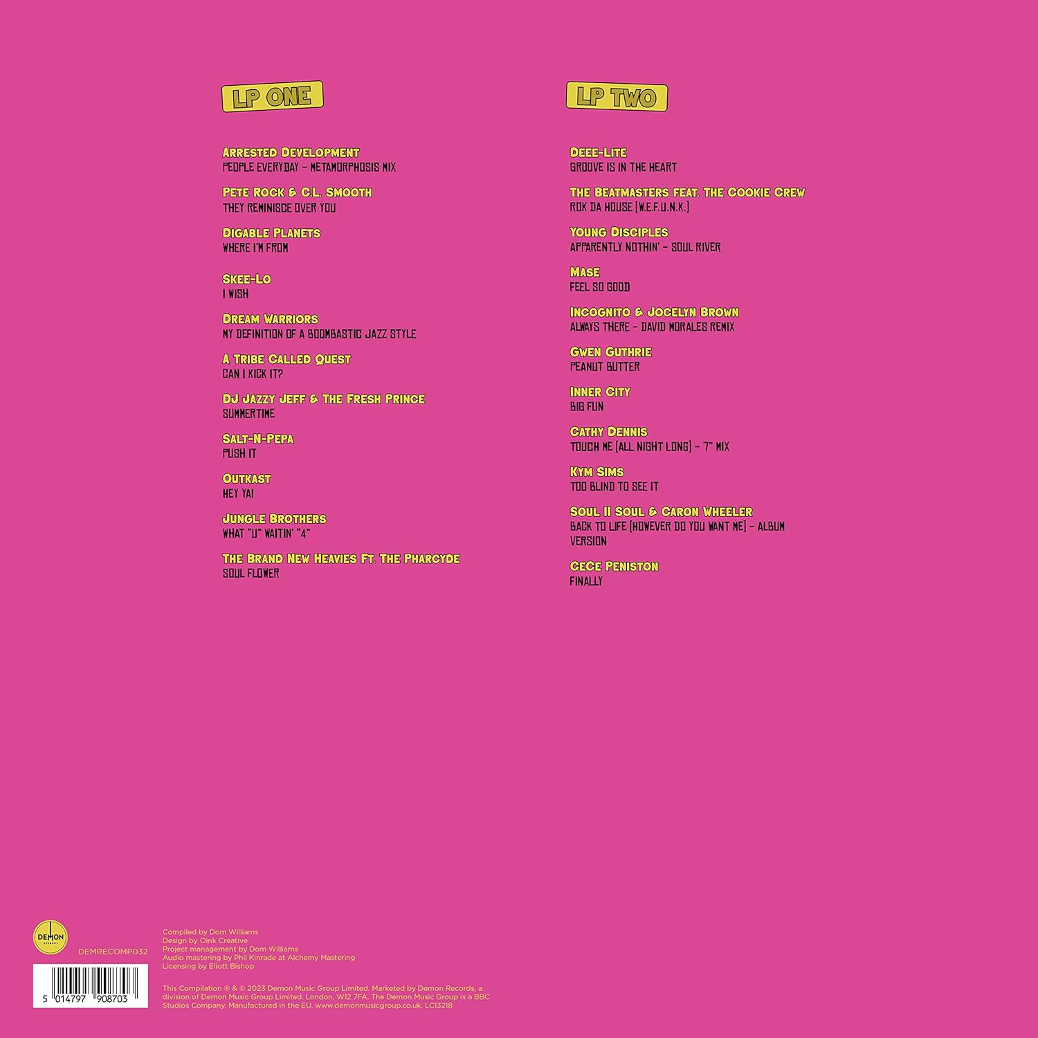 Old Skool Anthems CD by Demon Records 2