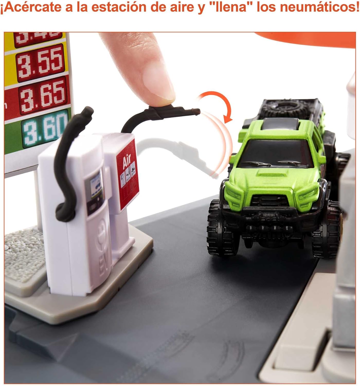 Matchbox Gas Station Playset - Interactive Vehicle Playset for Kids 3 Years and Up 4