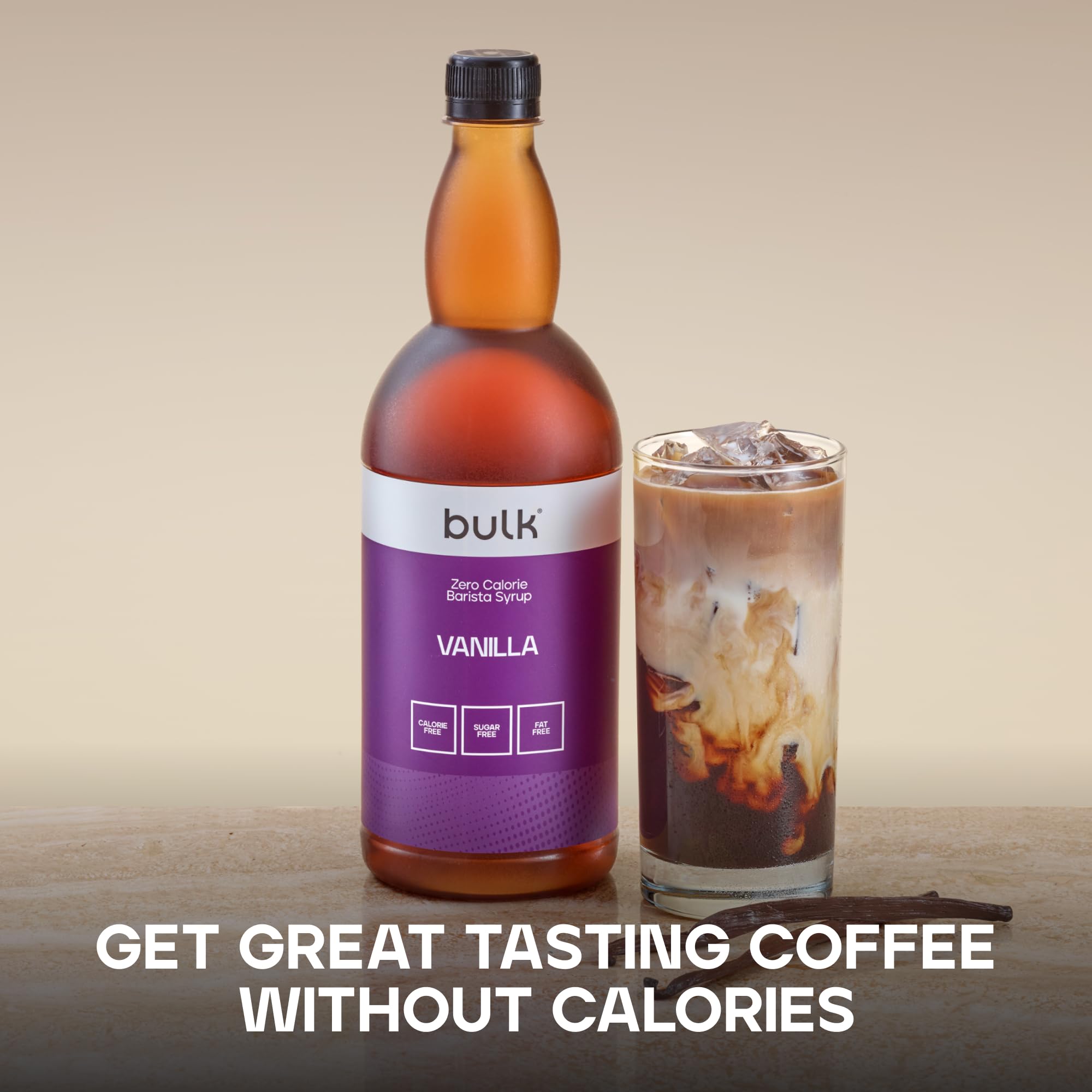 Bulk Zero Calorie Barista Syrup - Vanilla Flavor | 1 Litre | Sugar & Fat Free