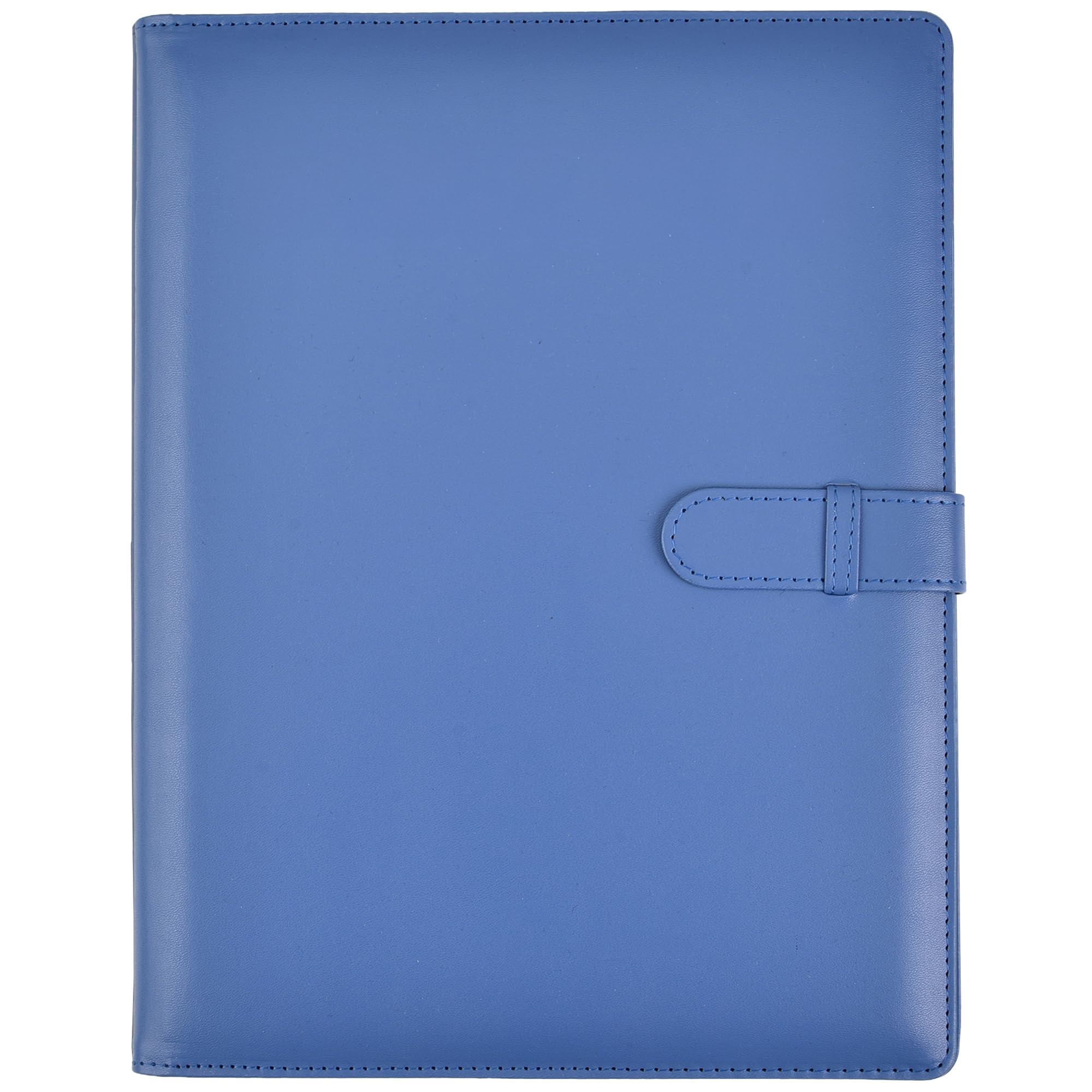 ARPAN A4 Certificate Folder Display Book - 36 Pockets | Blue Faux Leather | Soft Padded Cover 1