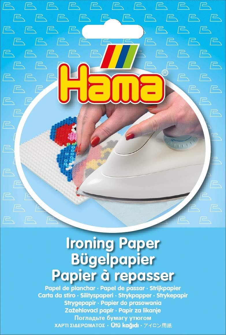 Hama Beads Ironing Paper - Heat-Resistant Crafting Accessory for Fusing Bead Designs