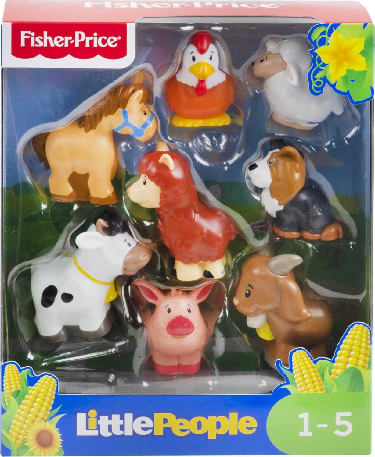 Fisher-Price Little People Farm Animal Friends - 8-Piece Toddler Play Set for Ages 1-5 5