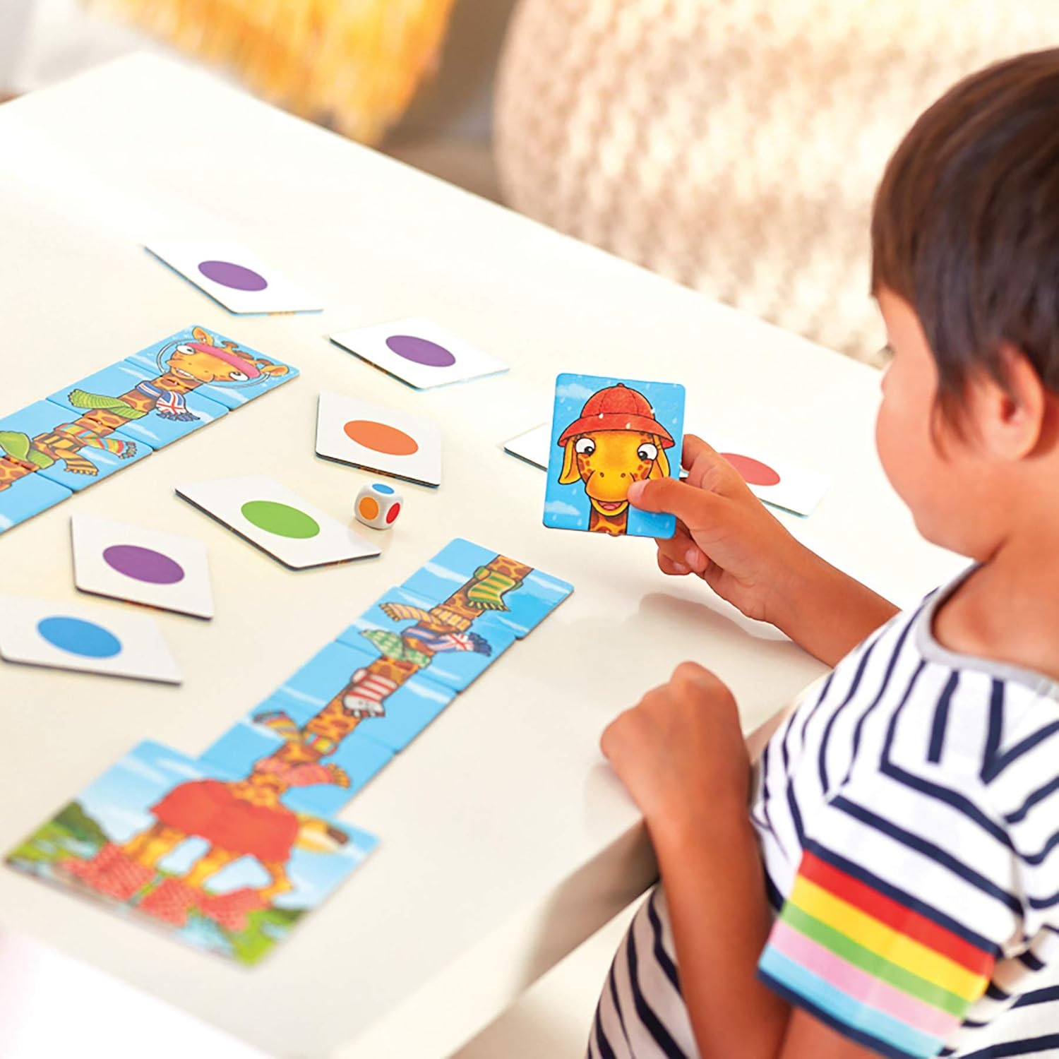 Orchard Toys Giraffes in Scarves Board Game 5