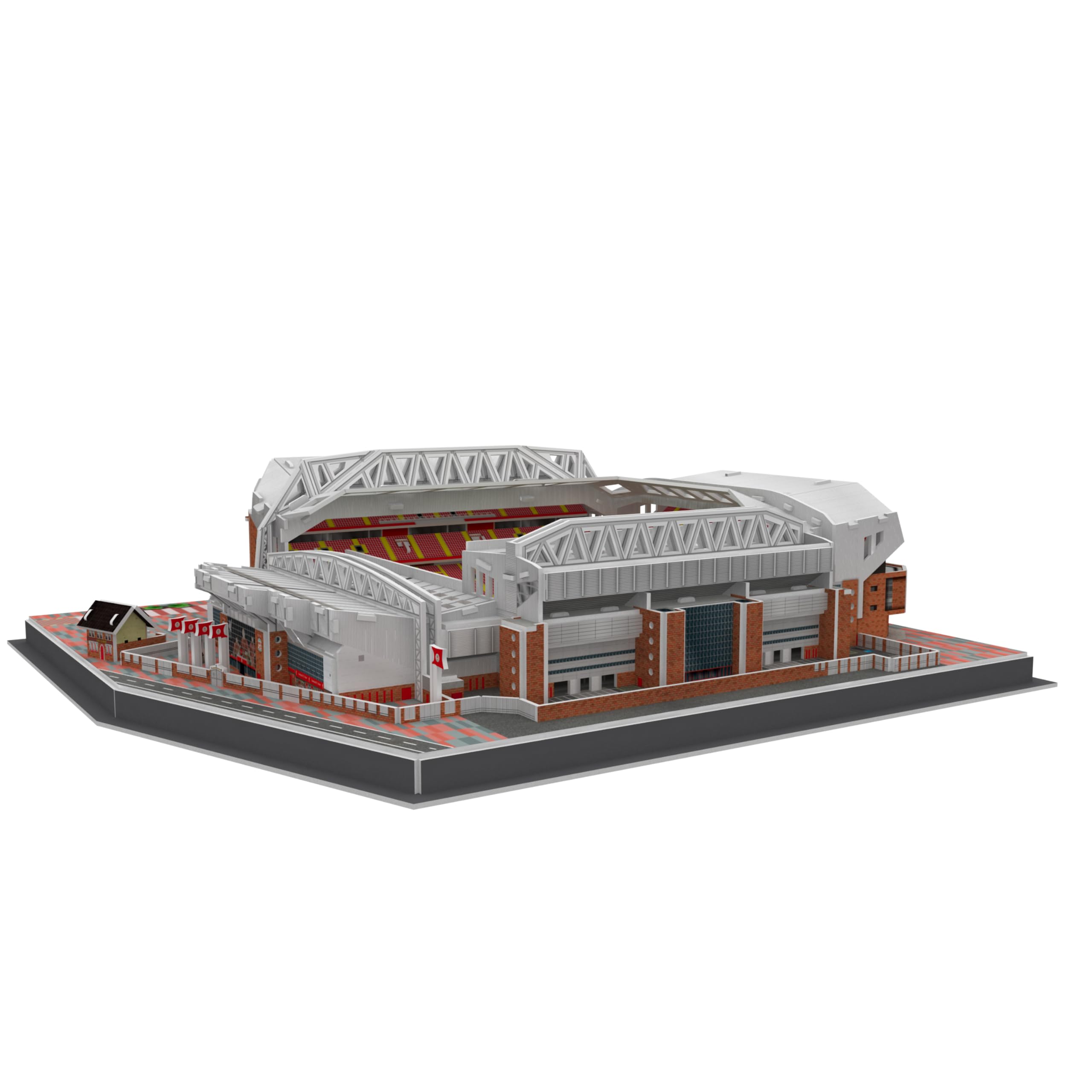 University Games Liverpool FC Anfield Stadium 3D Puzzle - 141 Pieces | Ages 7+ 8