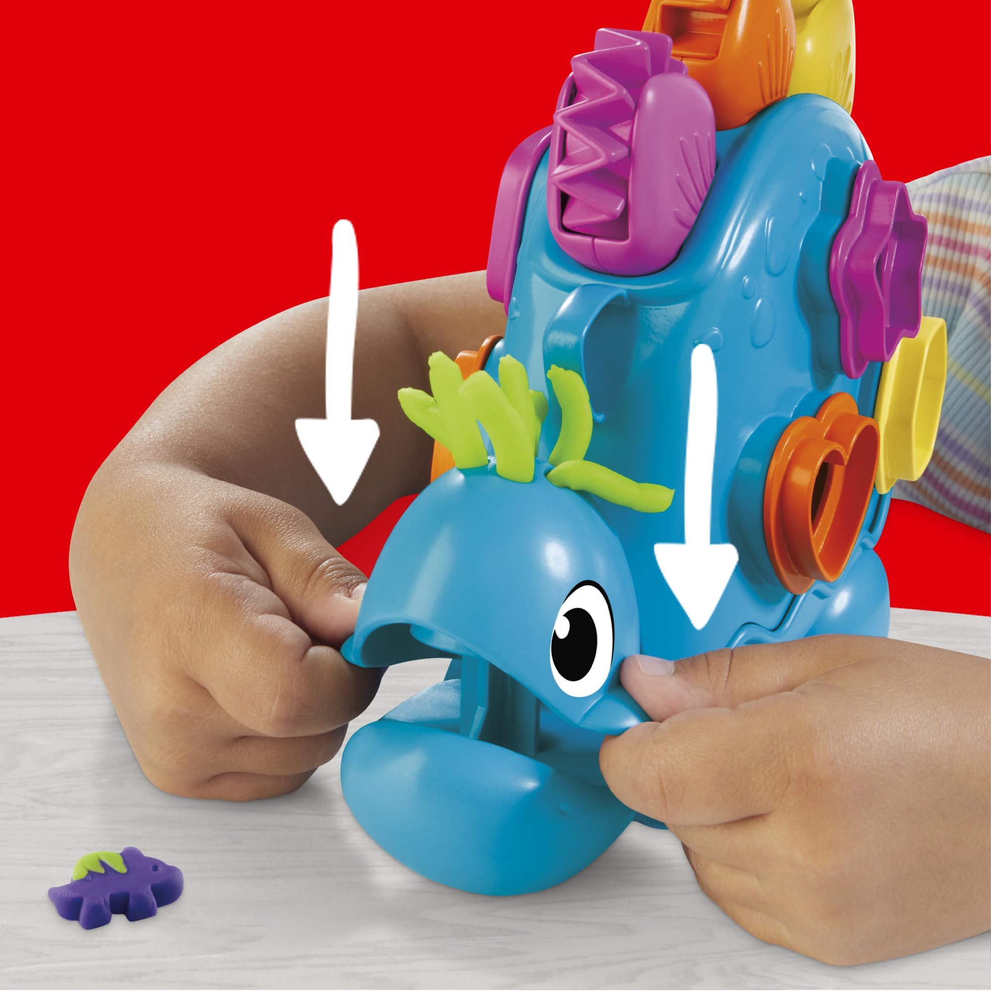 Play-Doh Shapes & Colours Dinosaur Toy - Preschool Creative Playset for Ages 3+ 10