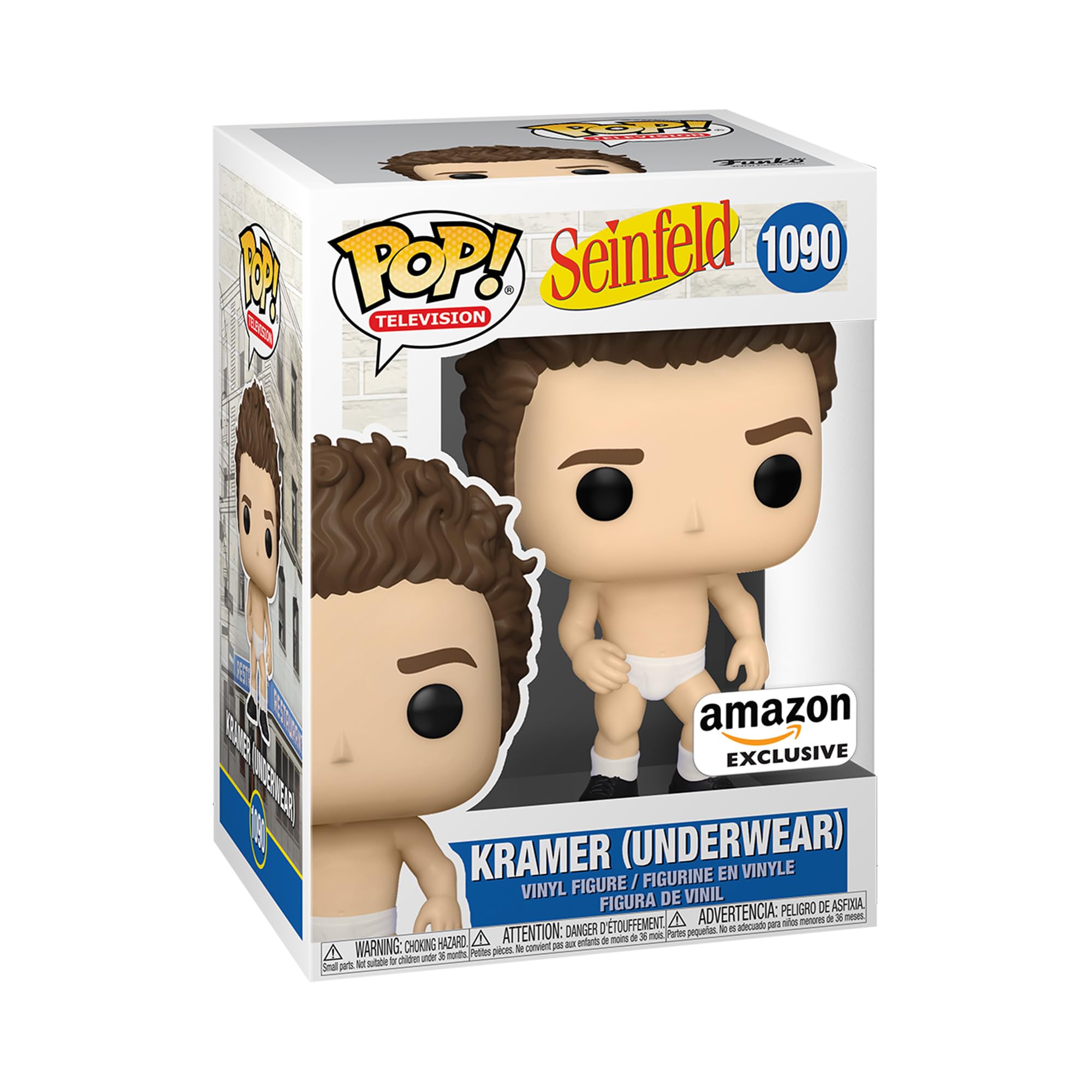 Funko Pop! TV Seinfeld - Kramer in Underwear Vinyl Figure (54683) 6