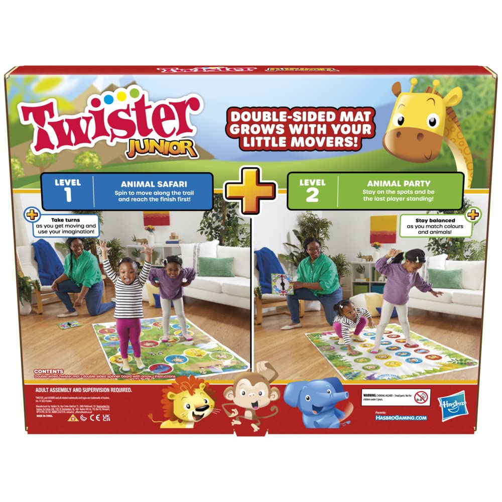 Hasbro Gaming Twister Junior Classic Party Game for Kids 3+ 8
