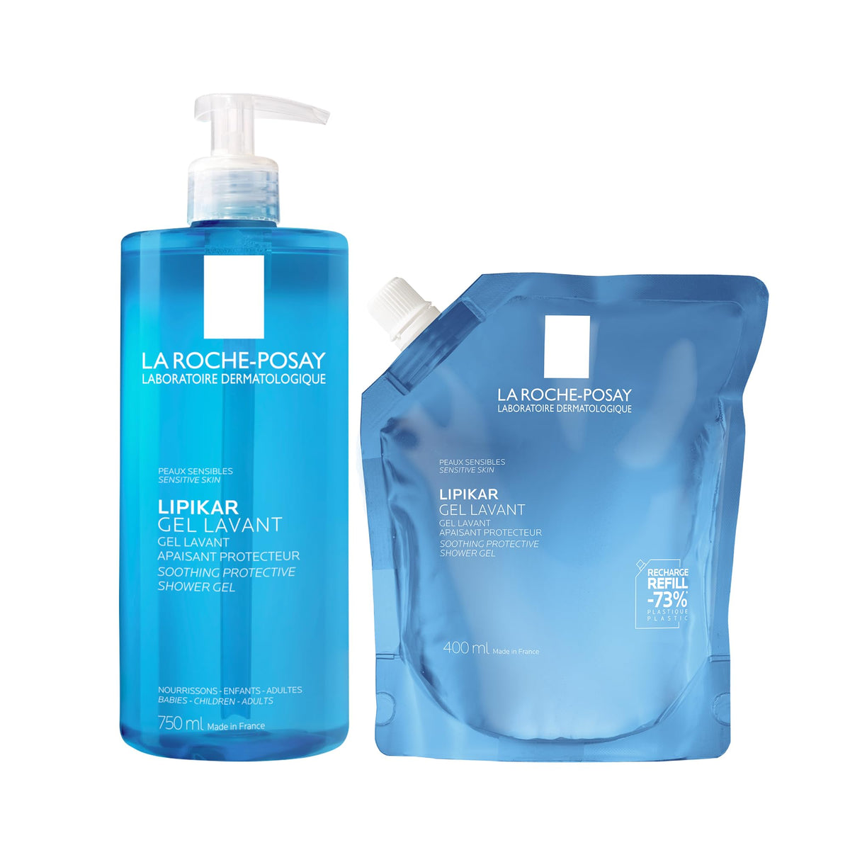 La Roche-Posay Lipikar Gel Lavant Shower Gel Refill - 400ml