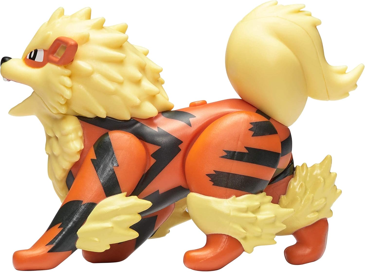 Arcanine Battle Feature Figure - 4.5-Inch Action Figure with Fire Missile Attack