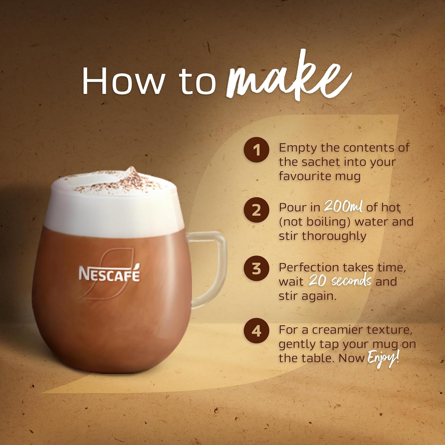 NESCAFÉ Gold Latte Instant Coffee Sachets - 40 x 18g 10