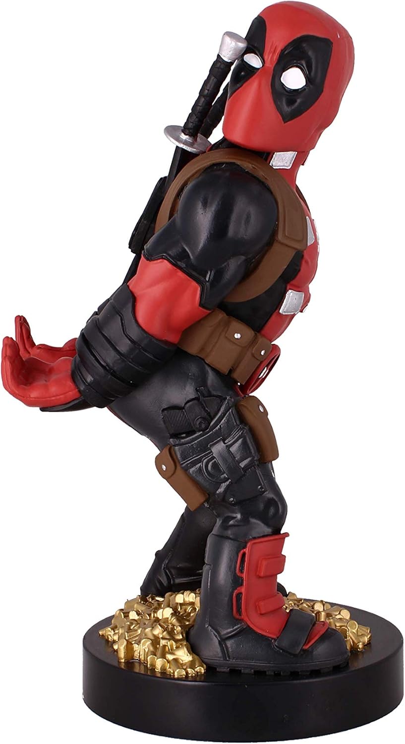 Marvel Deadpool Rear View Cable Guy - Controller & Phone Holder with Charging Cable 10