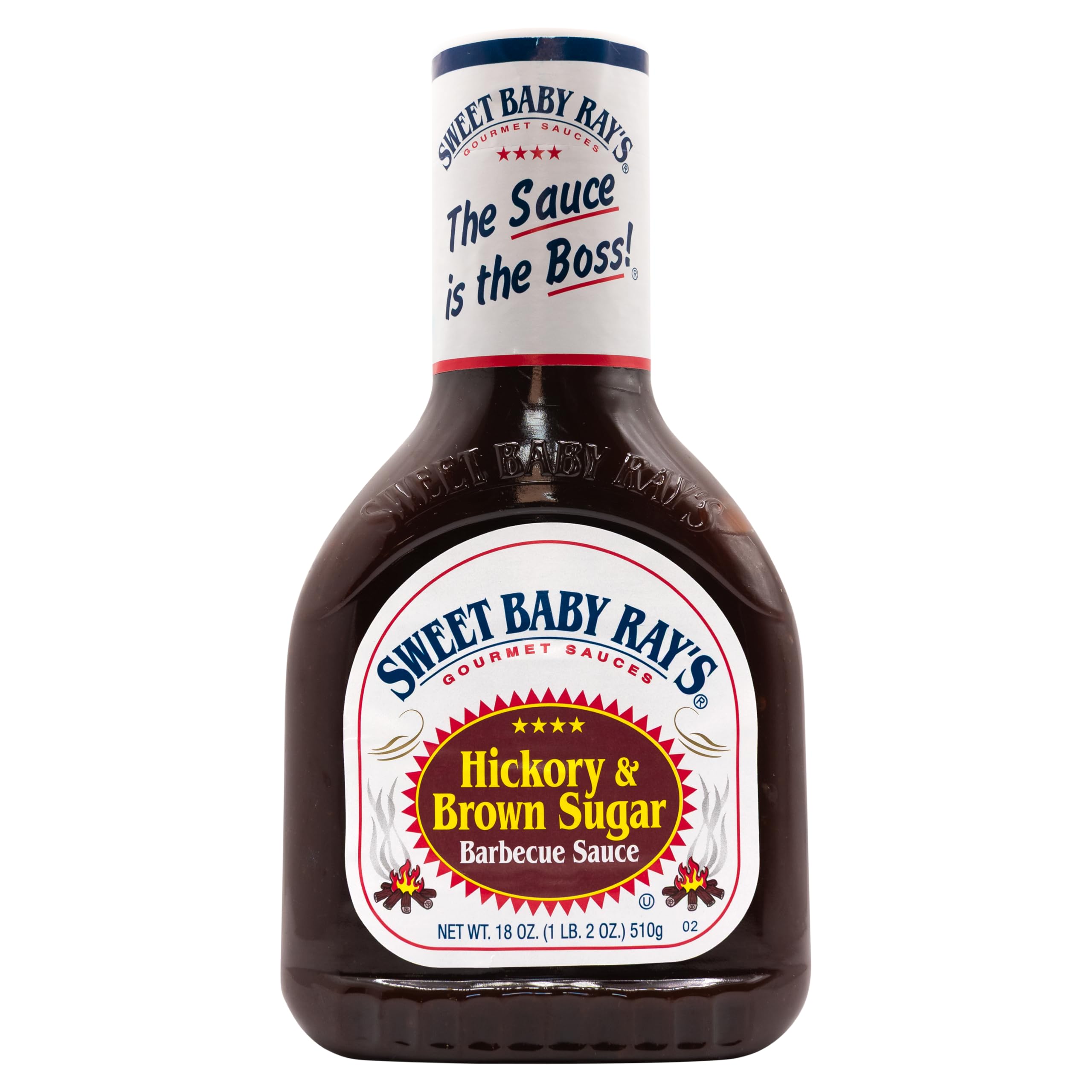 Sweet Baby Ray's Hickory & Brown Sugar Barbecue Sauce - Gluten Free | 18 fl oz | Authentic American BBQ Flavor