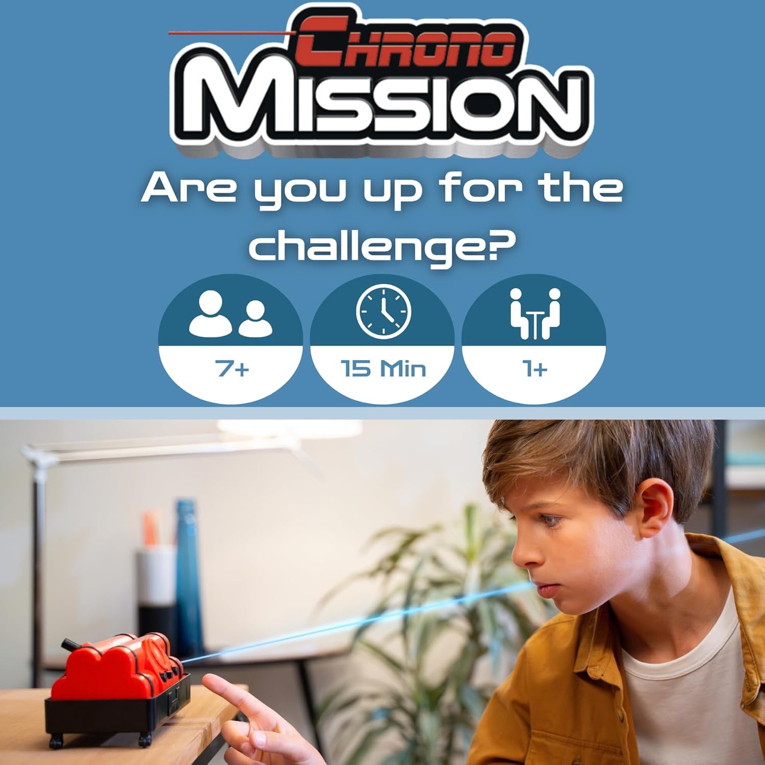 Chrono Mission Game - Spy Adventure Laser Challenge for Kids 7+ 5