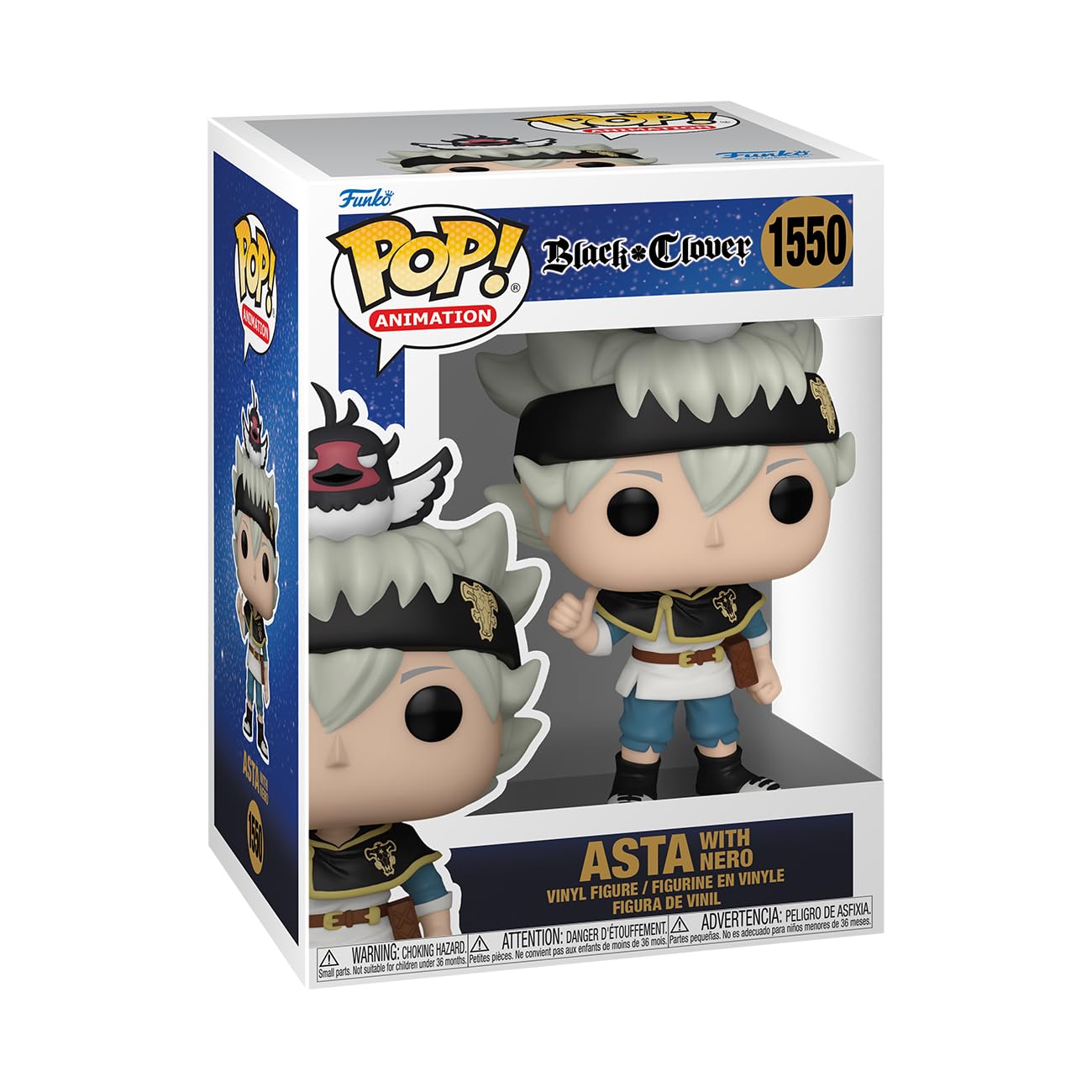 Funko POP! Animation: Black Clover - Asta With Nero Collectable Vinyl Figure | 3.75 Inches