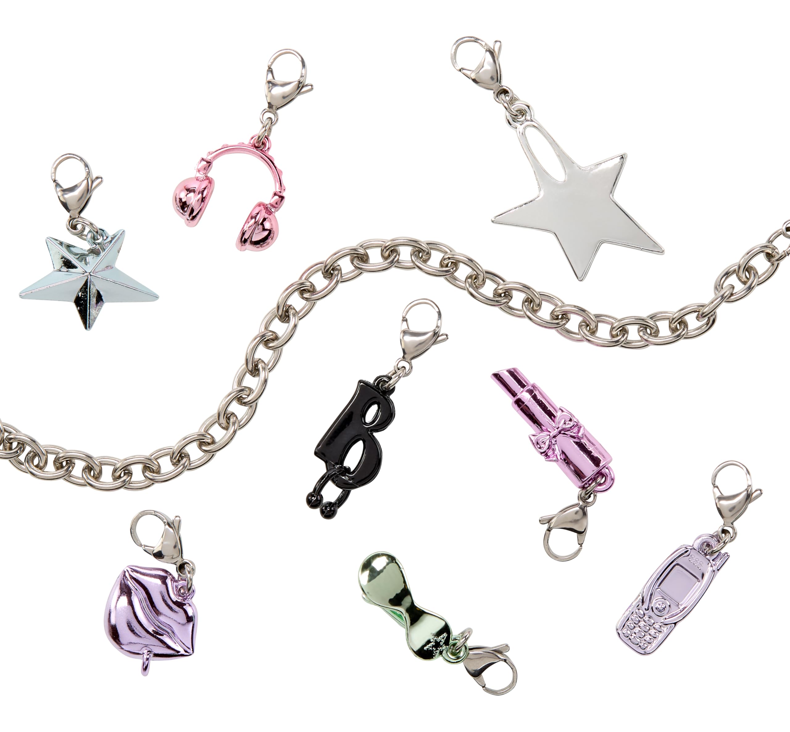 Bratz Charmz Yasmin Fashion Doll - Chrome Finish | Collectible Charm Bracelet | Multicolor 6