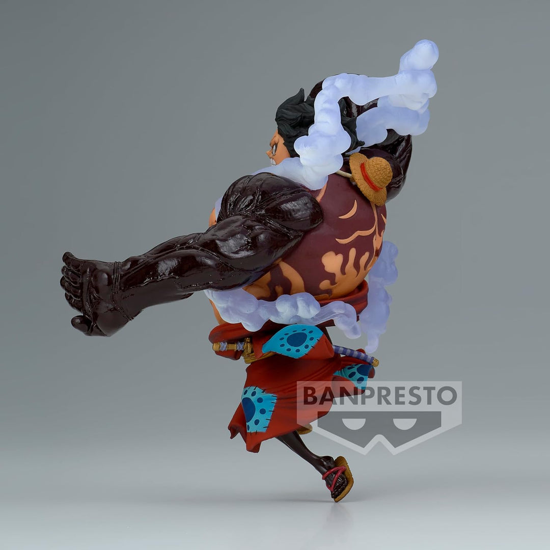 BANPRESTO King of Artist One Piece - Monkey D. Luffy Gear 4th Bounceman PVC Figure (BA-0001)