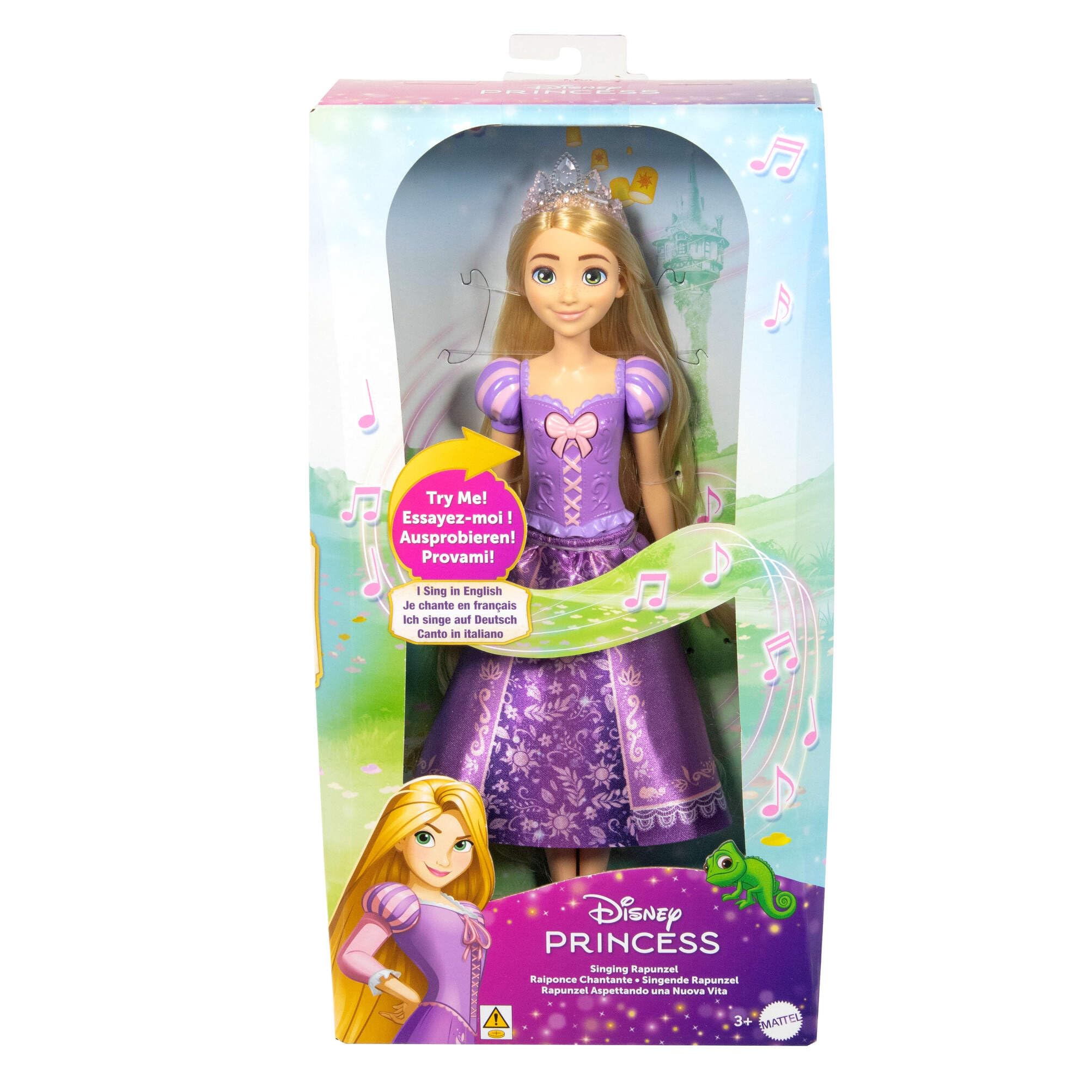 Mattel Disney Princess Rapunzel Singing Fashion Doll - Sings in 4 Languages (JBT61) 6