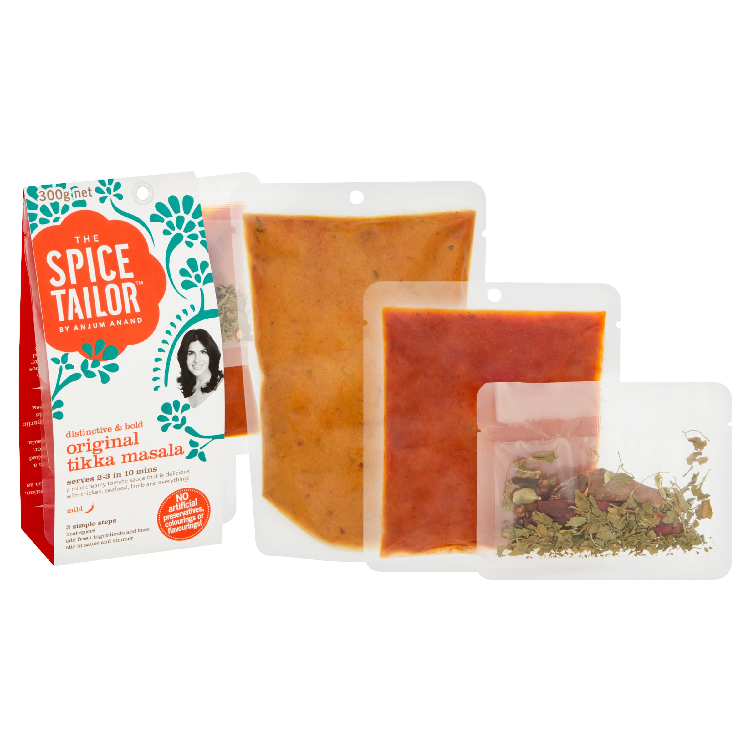 The Spice Tailor - Original Tikka Masala Indian Curry Sauce Kit, 300g 3